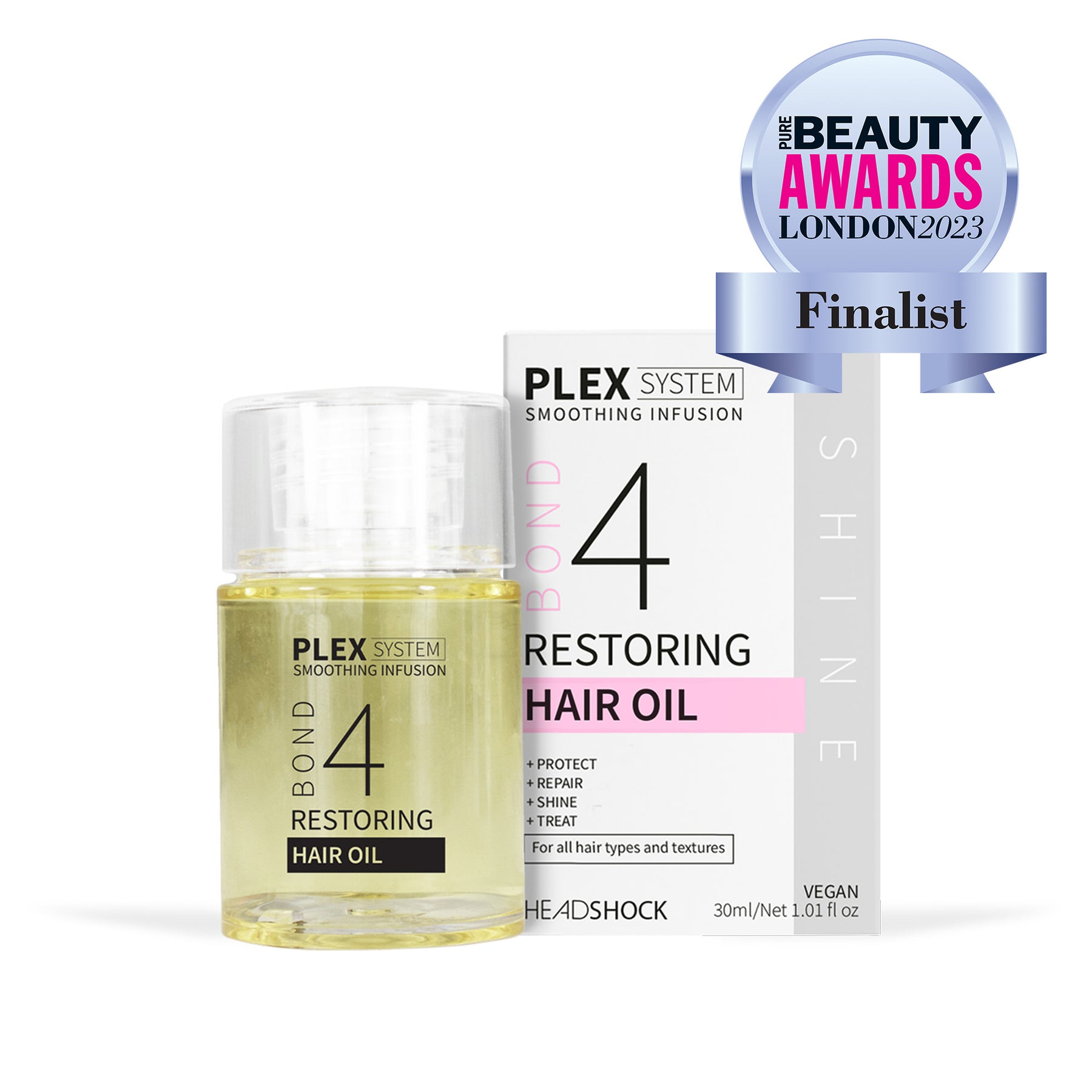 Восстанавливающее масло для волос Headshock Plex System №4 Restoring Hair Oil 30 мл - фото 6