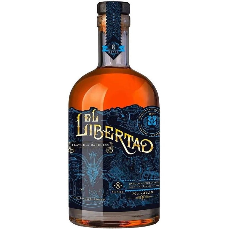 Ром El Libertad Boisson Spiritueuse Dark Oak Spiced 8 Ans 48.1% 0.7 л - фото 1