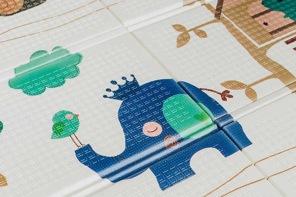 Дитячий двосторонній складний килимок Poppet Лісові жителі та Добрі сусіди, 200x180x1 см (PP008-200) - фото 7