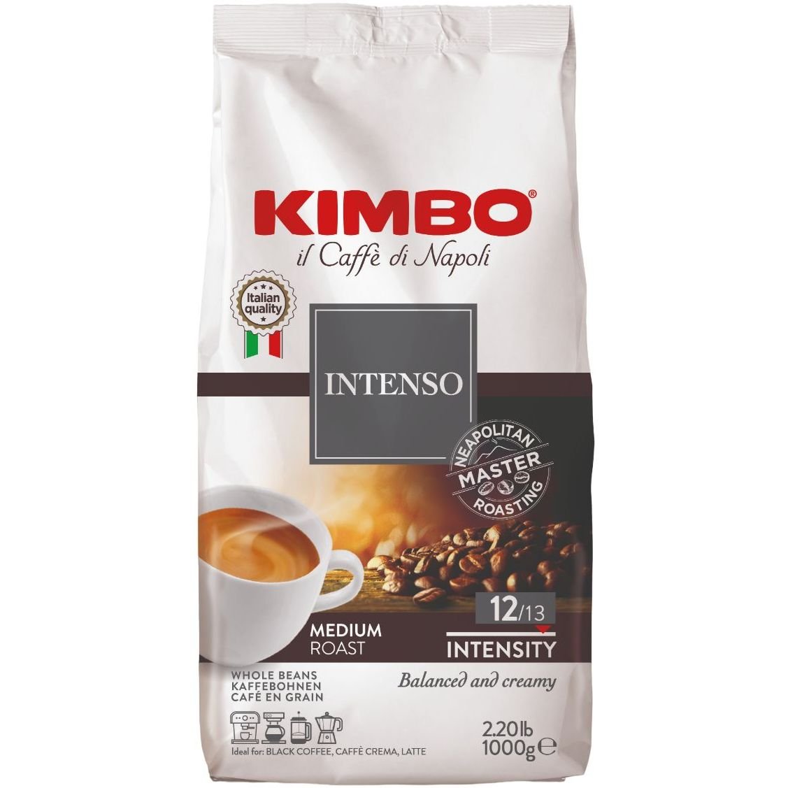 Кава в зернах Kimbo Intenso 1 кг (732161) - фото 1