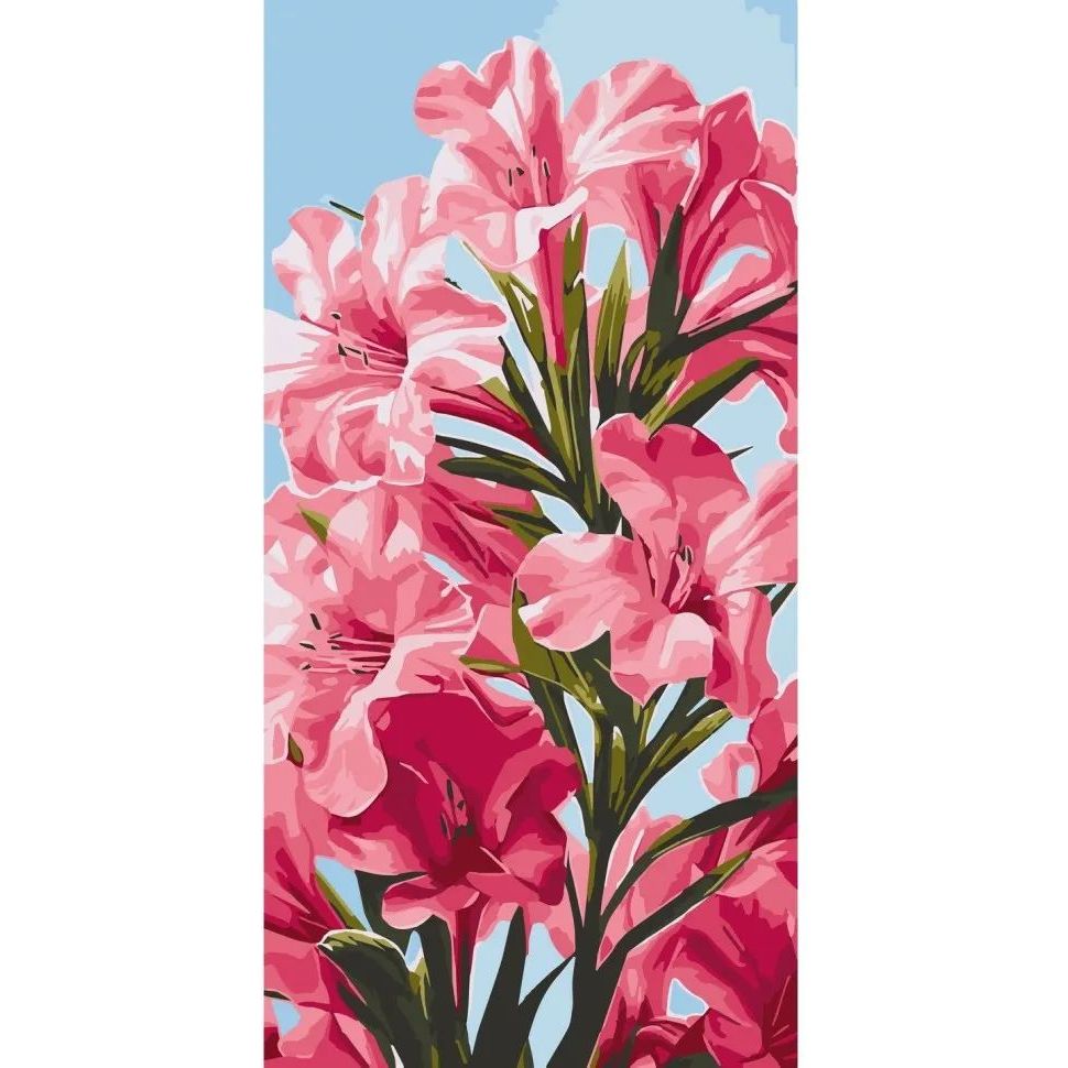 Картина за номерами ArtCraft Pink flowers 40 х 80 см (13100-AC) - фото 1