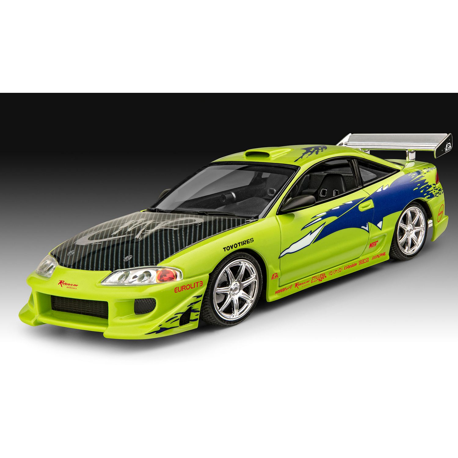 Збірна модель Revell Автомобіль Mitsubishi Eclipse 1995 з фільму Форсаж, рівень 3, масштаб 1:25, 75 деталей (RVL-07691) - фото 3