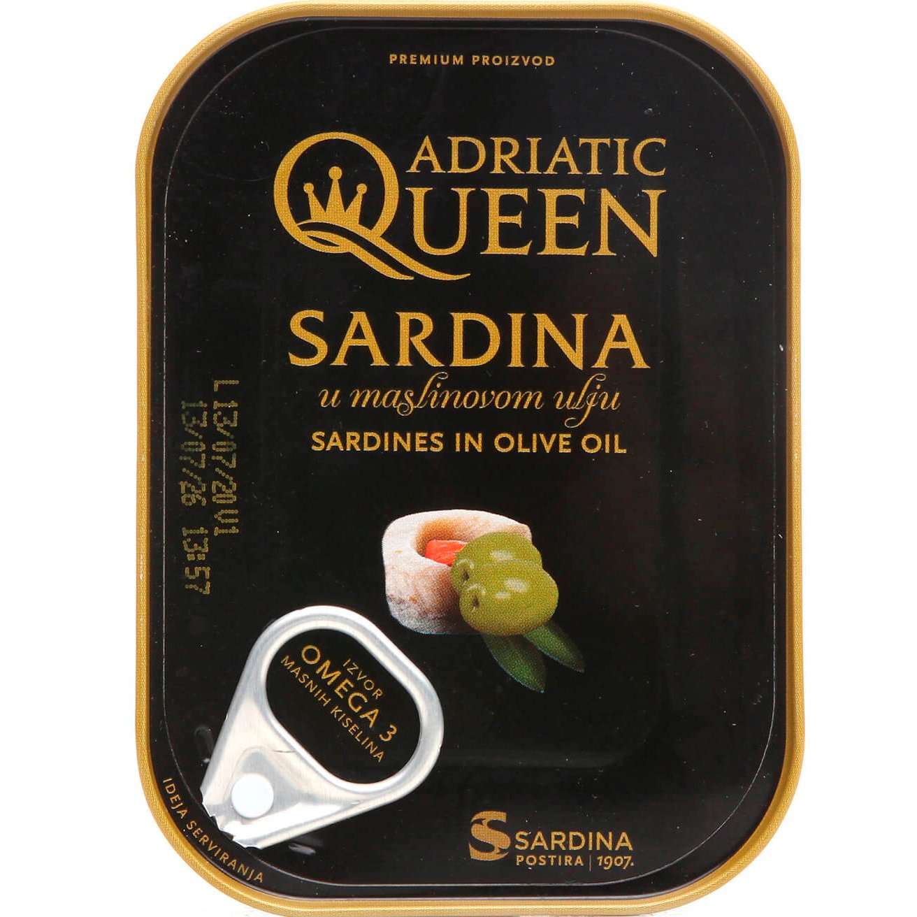 Сардины Adriatic Queen в оливковом масле 105 г (731868) - фото 1