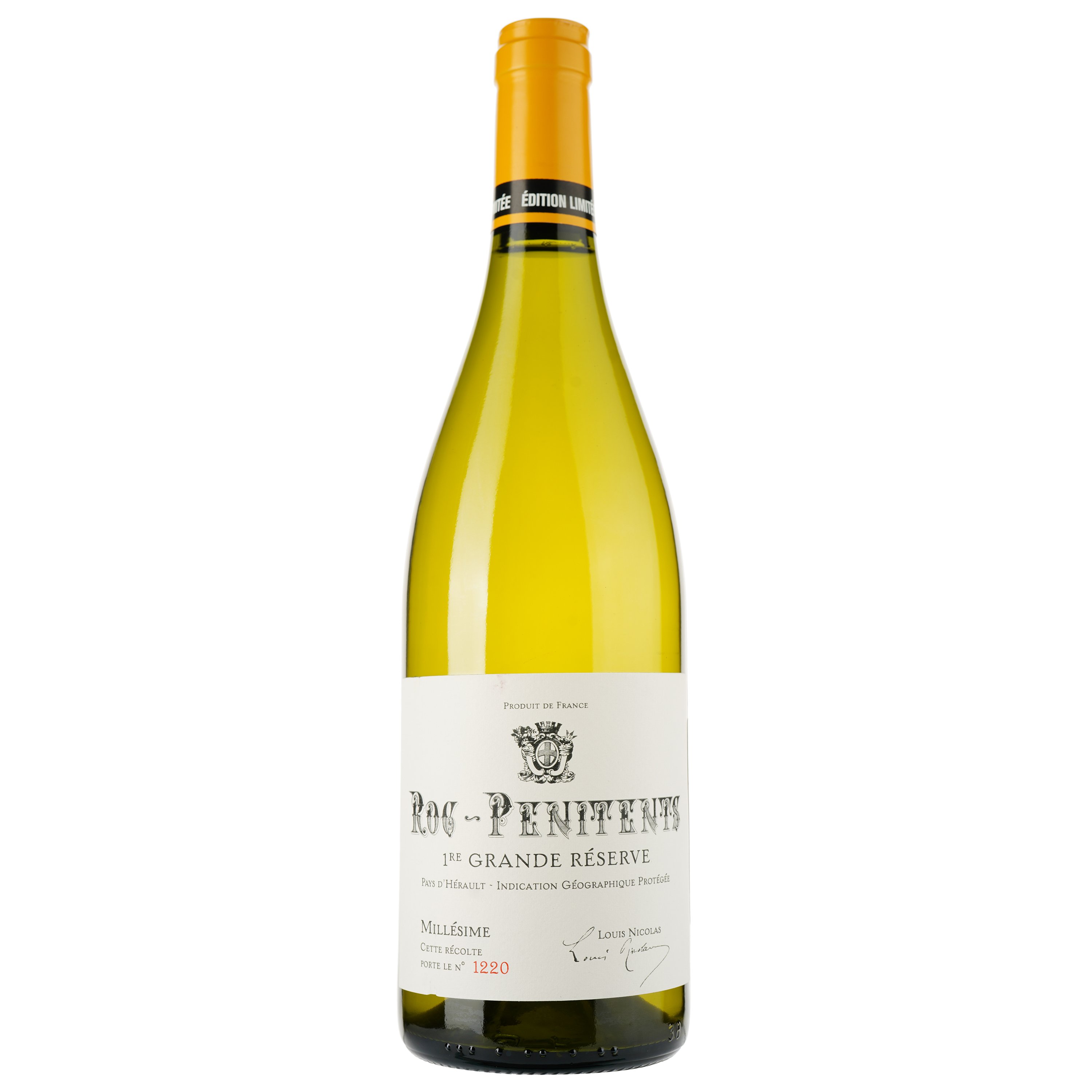 Вино Clos des Ocres Oublies Roc Penitents Blanc IGP Herault, белое, сухое, 0.75 л - фото 1