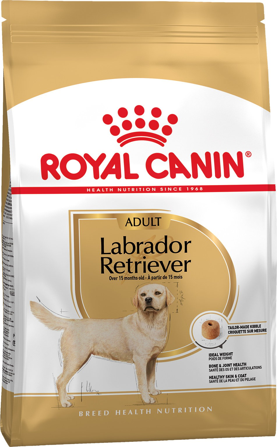 Сухой корм для взрослых собак Royal Canin Labrador Retriever Adult, с мясом птицы и рисом, 12 кг - фото 1