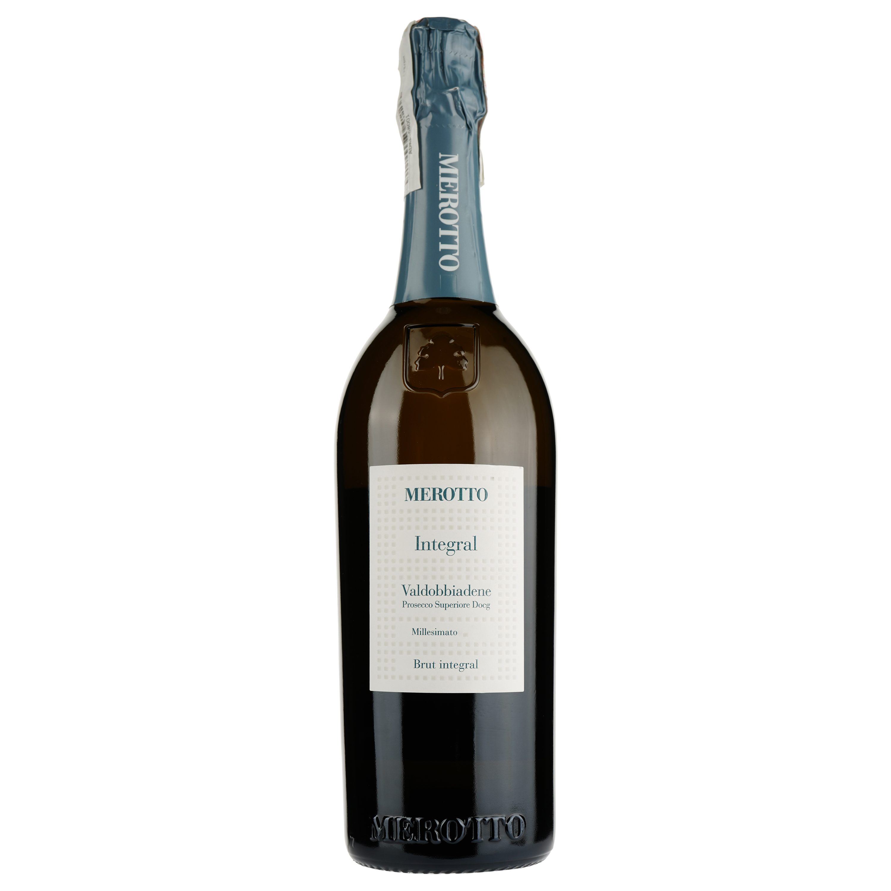 Вино ігристе Merotto Integral Prosecco Superiore Brut Millesimato, біле, брют, 0,75 л (45877) - фото 1