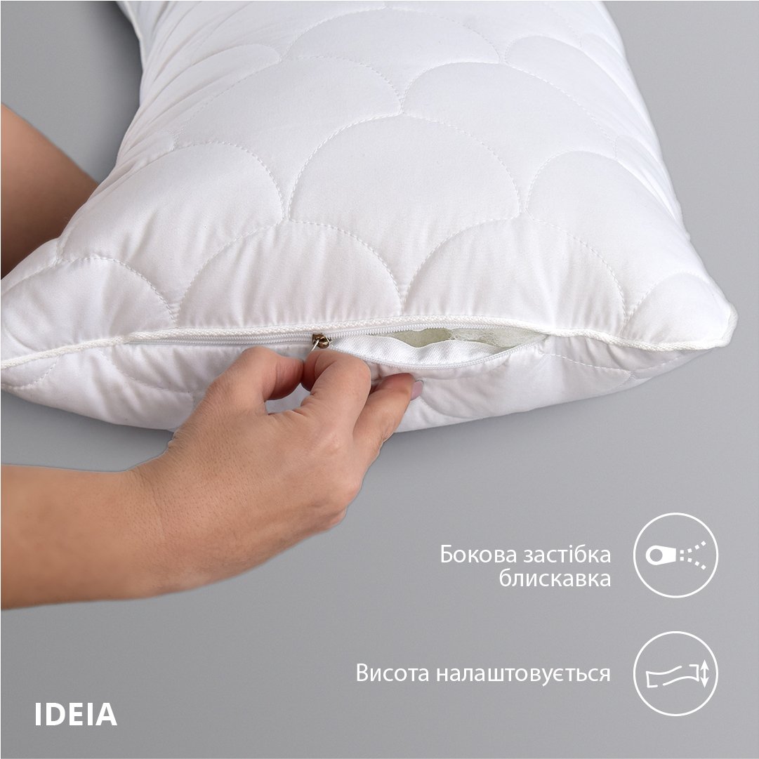 Подушка для сну Ideia S-Form, 130х40 см, білий (8-13255) - фото 5