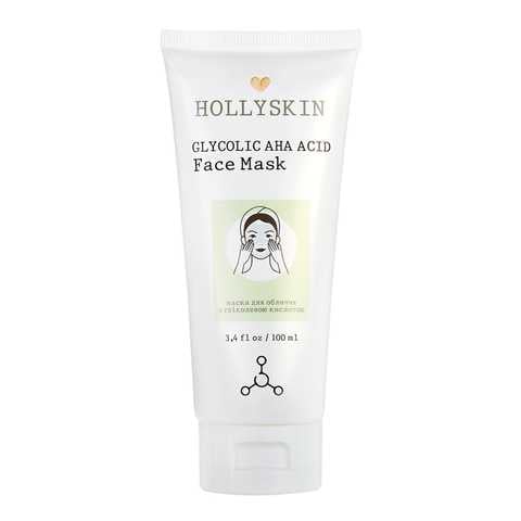 Маска для лица Hollyskin Glycolic AHA Acid Face Mask, 100 мл - фото 2