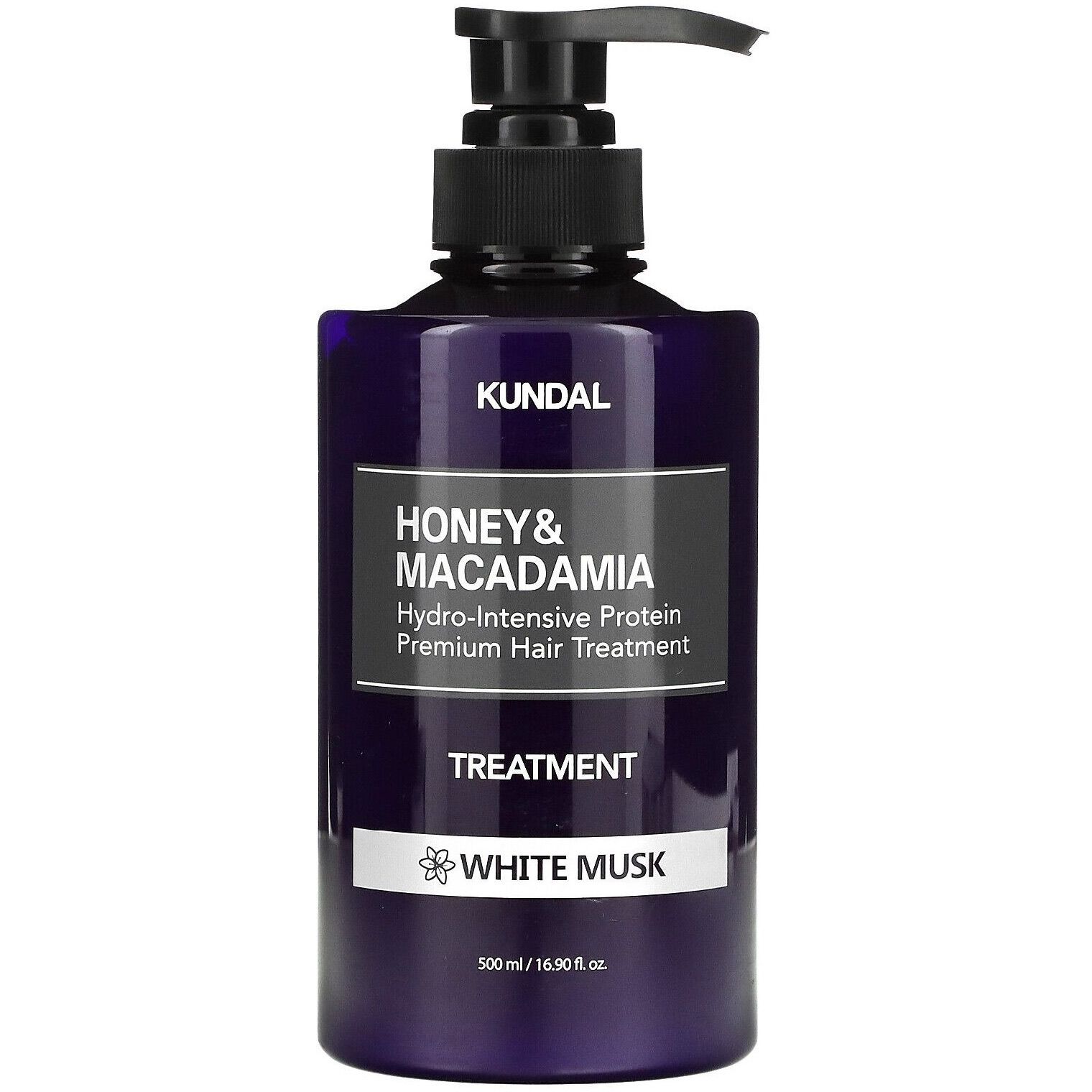 Кондиціонер для волосся Kundal Honey & Macadamia Protein Treatment White Musk з ароматом білого мускусу 500 мл - фото 1