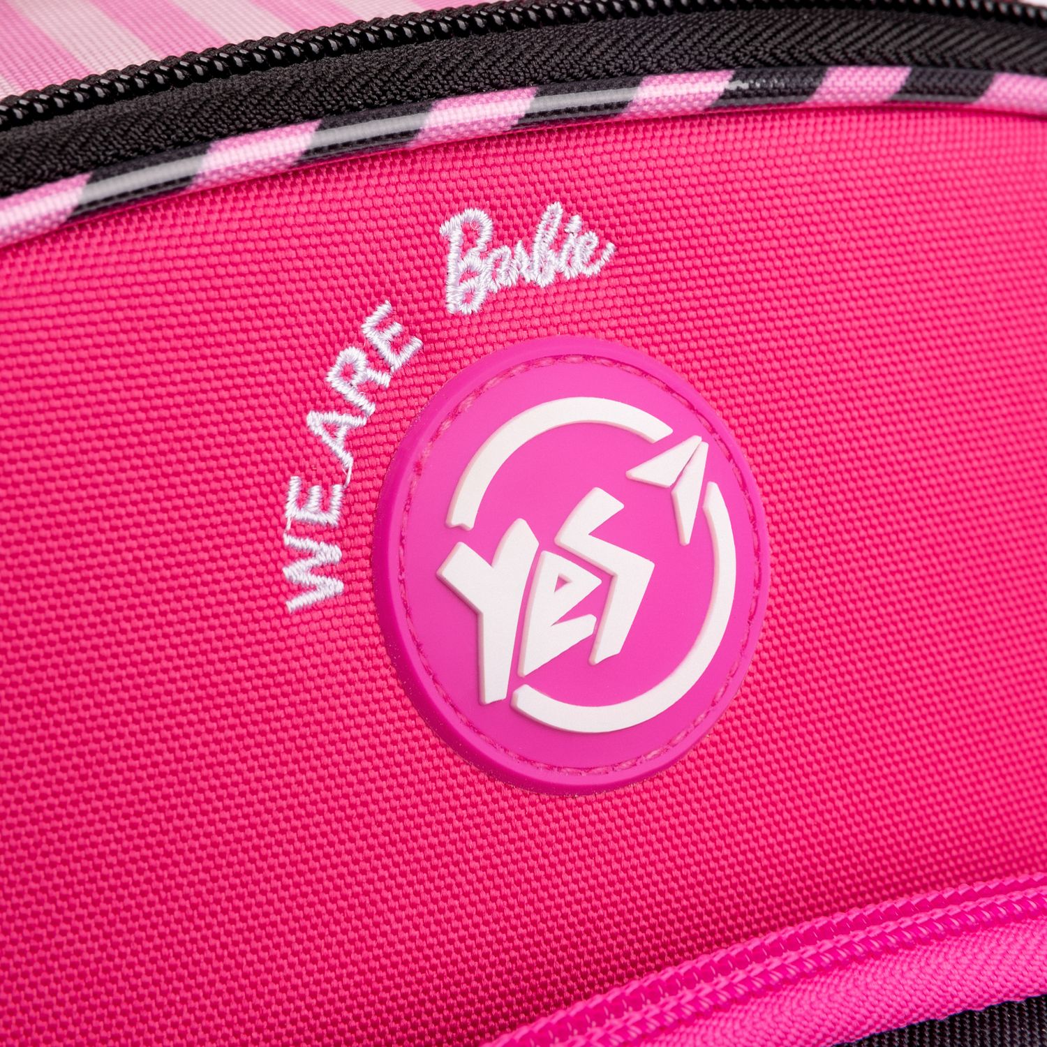 Рюкзак каркасний Yes S-94 Barbie, чорний з малиновим (558959) - фото 9