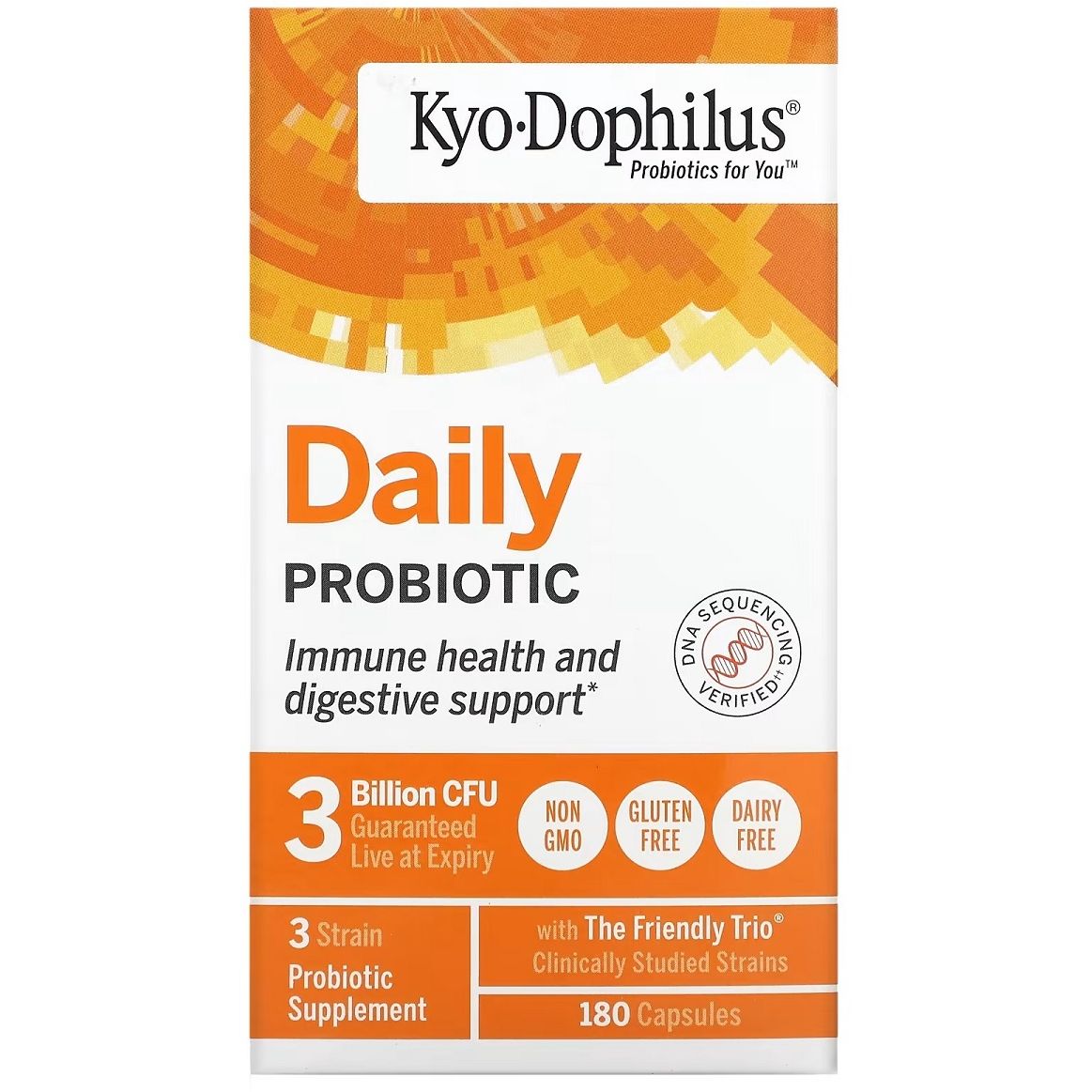 Пробіотик щоденний Kyolic Kyo-Dophilus Daily Probiotic 180 капсул - фото 2