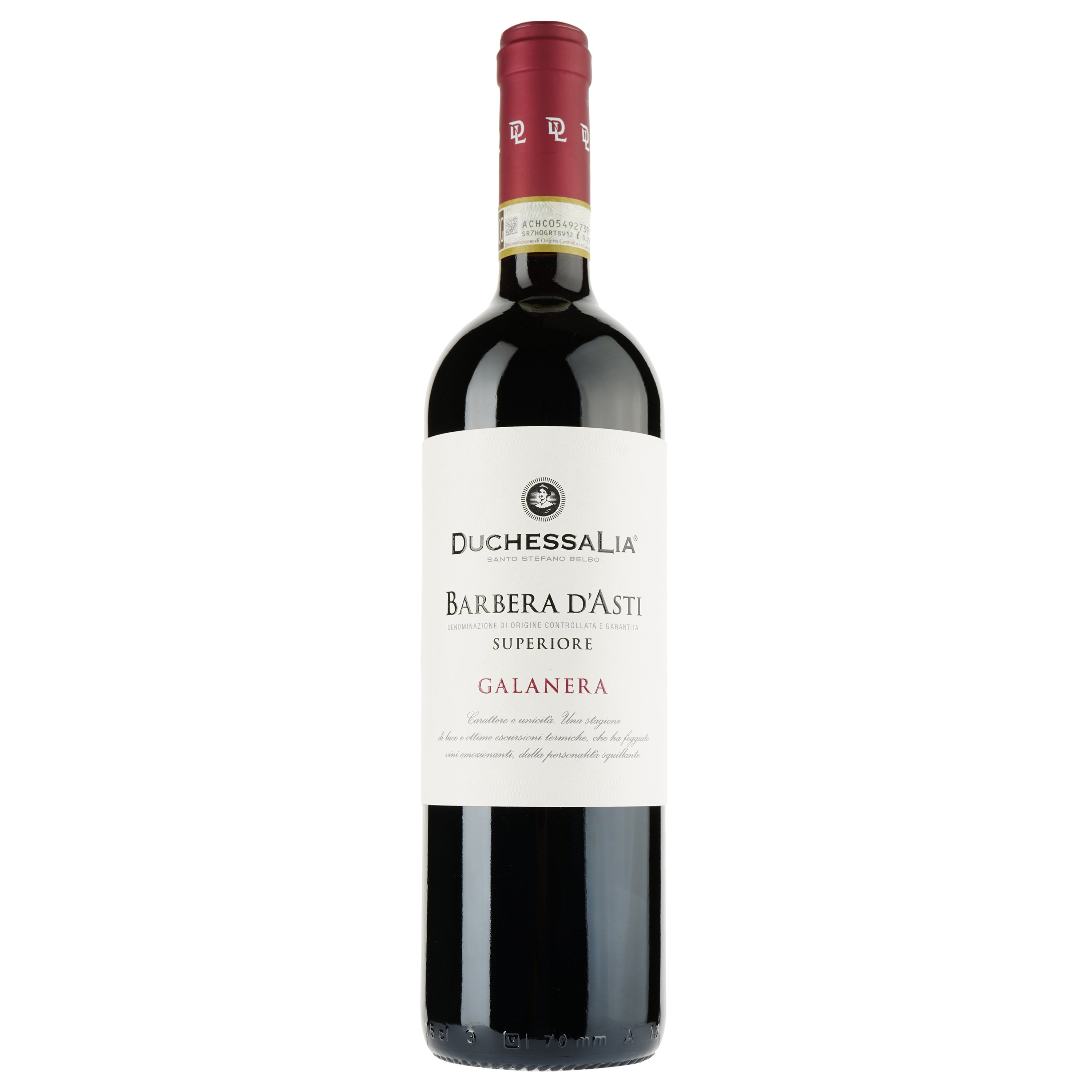 Вино Duchessa Lia Barbera d'Asti Superiore Galanera, красное, сухое, 0,75 л - фото 1