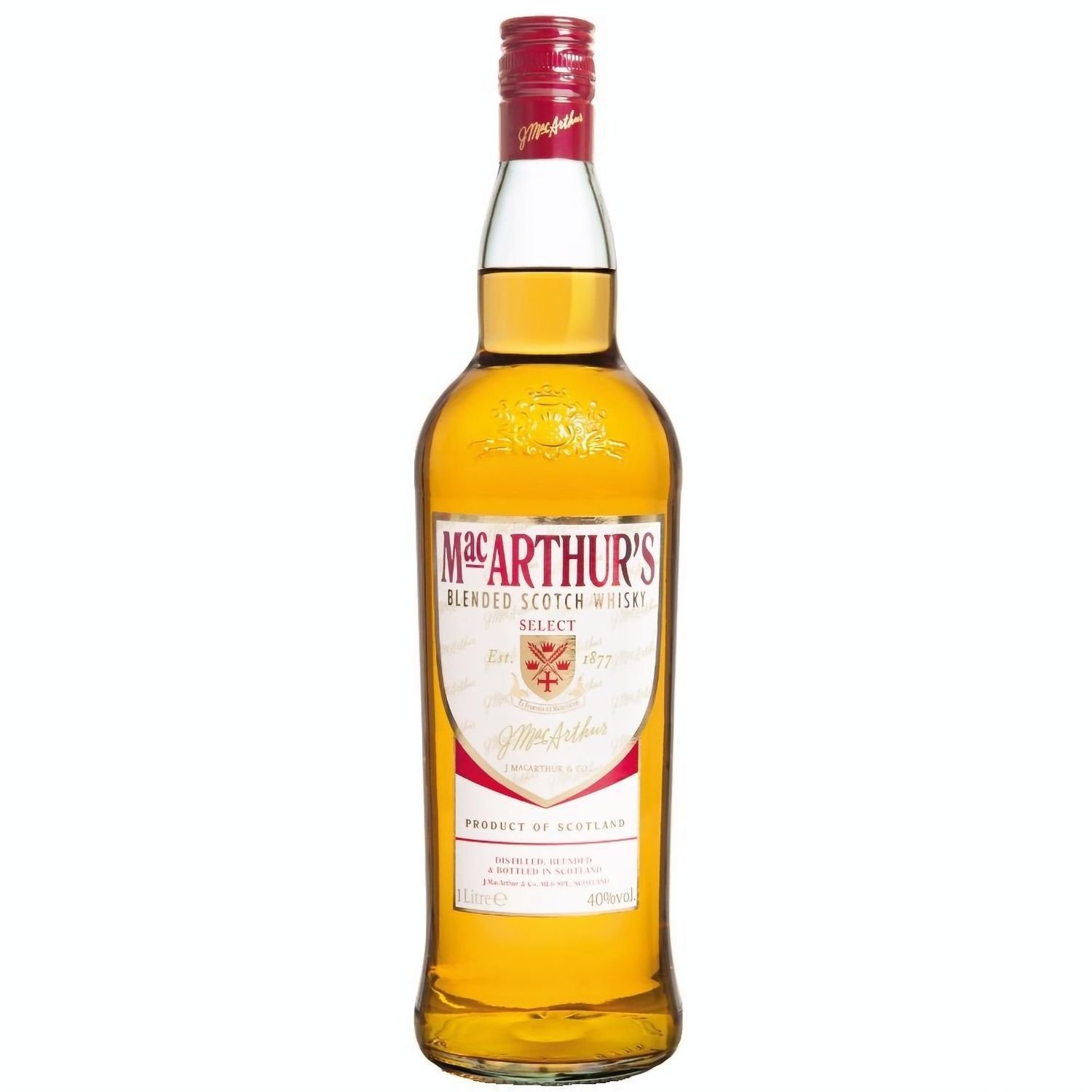 Віскі MacArthurs Blended Scotch Whisky, 40%, 1 л - фото 1