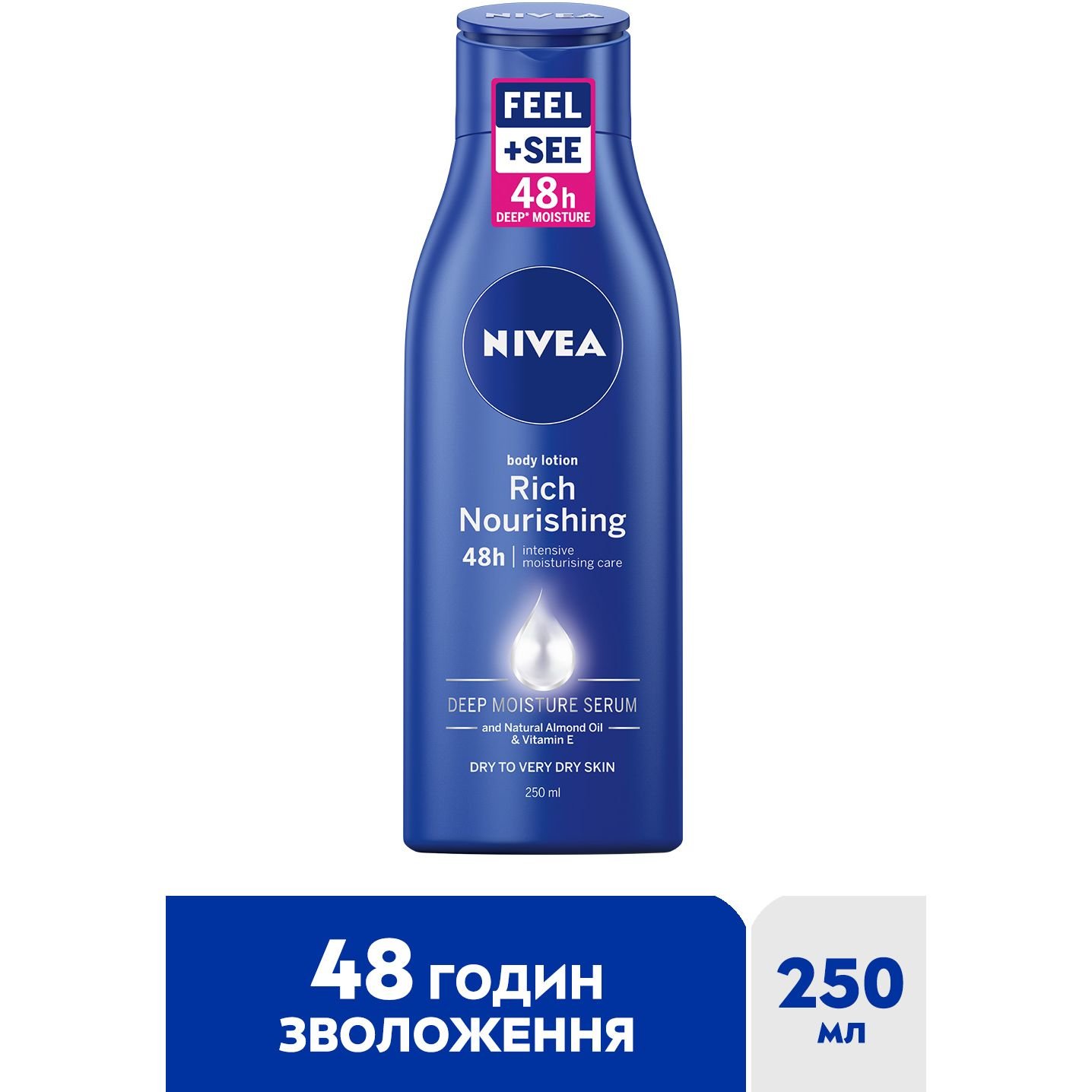 Лосьйон для тіла Nivea Глибоке живлення, 250 мл (80201) - фото 1