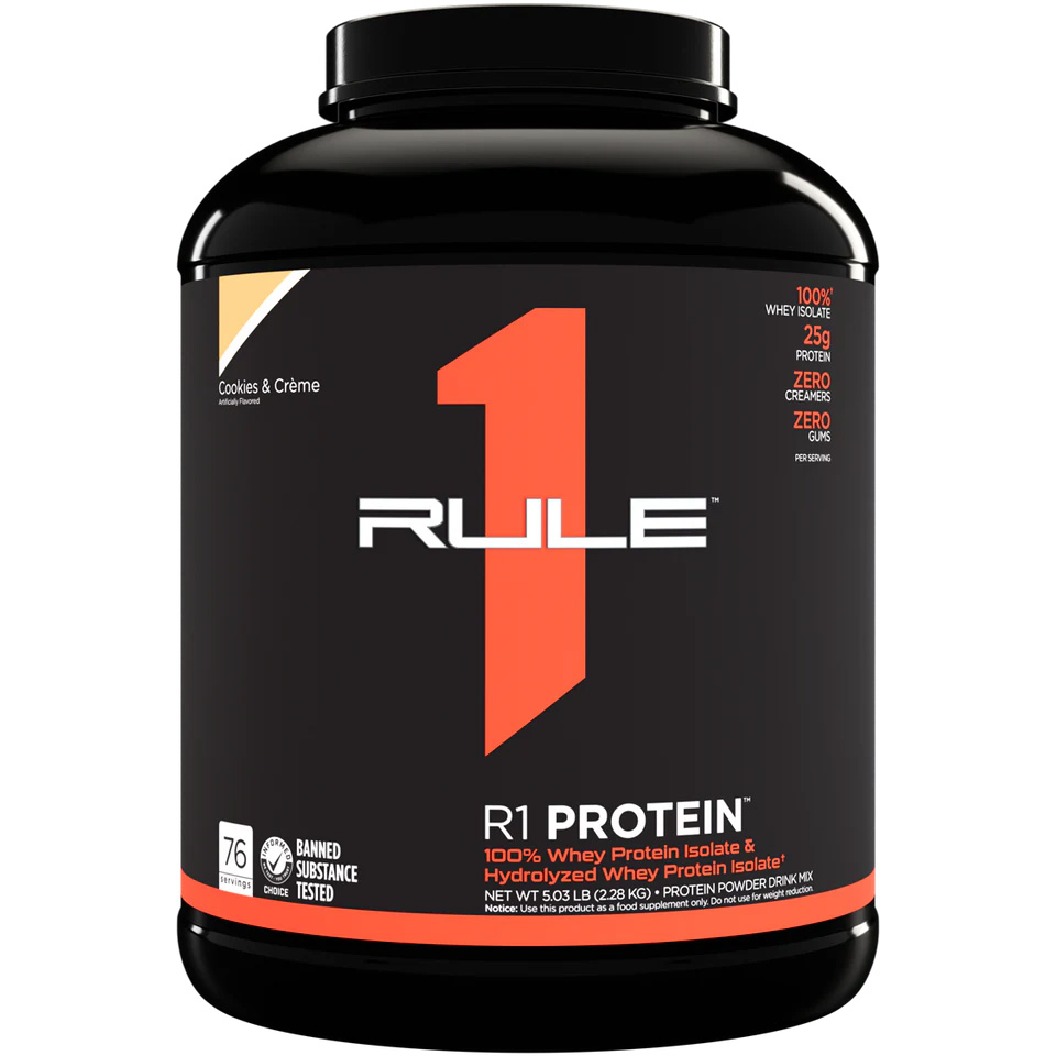 Протеин Rule 1 R1 Protein Печенье и крем 2280 г - фото 1