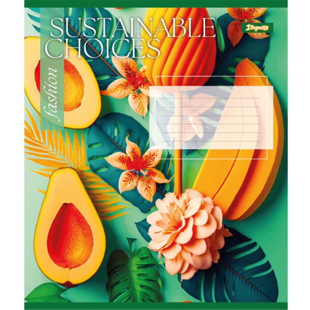 Тетрадь общая 1 Вересня Sustainable Choices, A5, в линию, 60 листов - фото 4