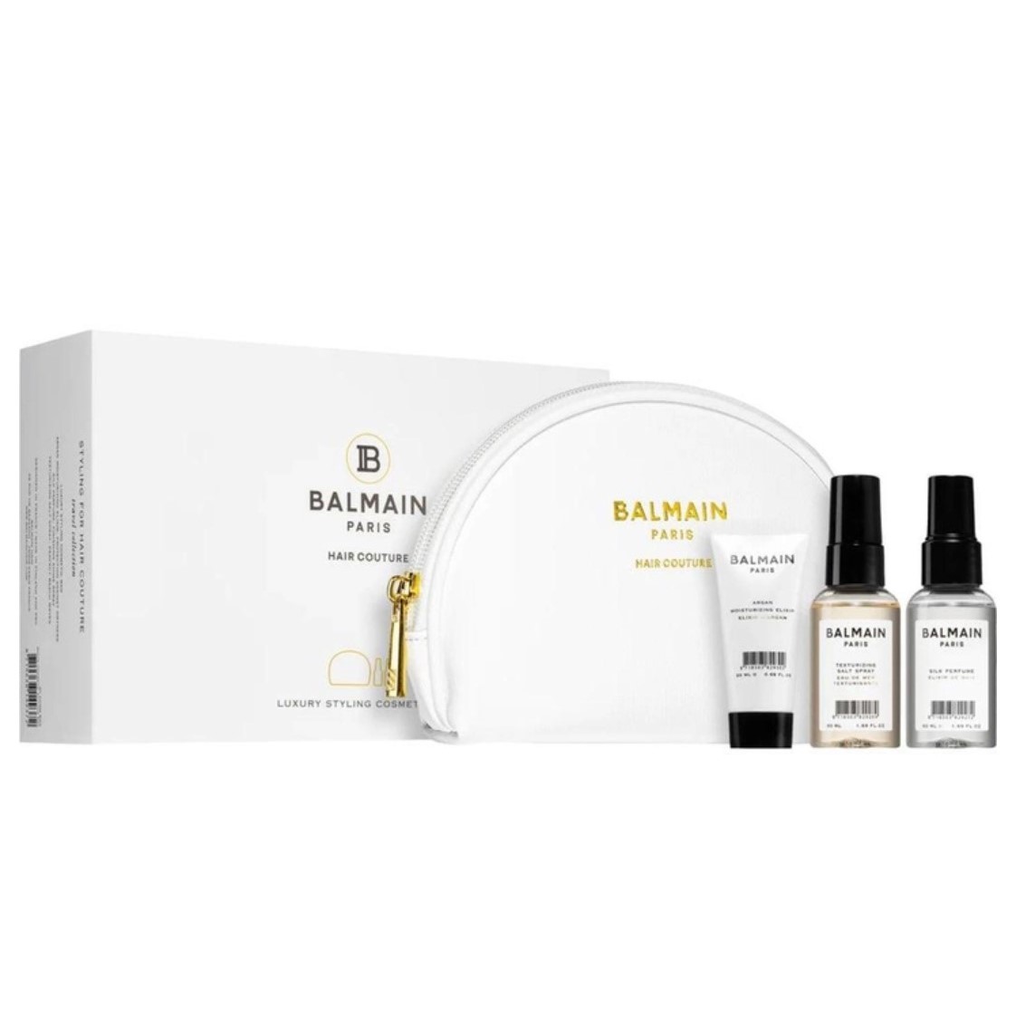Набор для стайлинга Balmain Styling Gift Pack: солевой спрей 50 мл + парфумованная вода 50 мл + эликсир 20 мл - фото 1