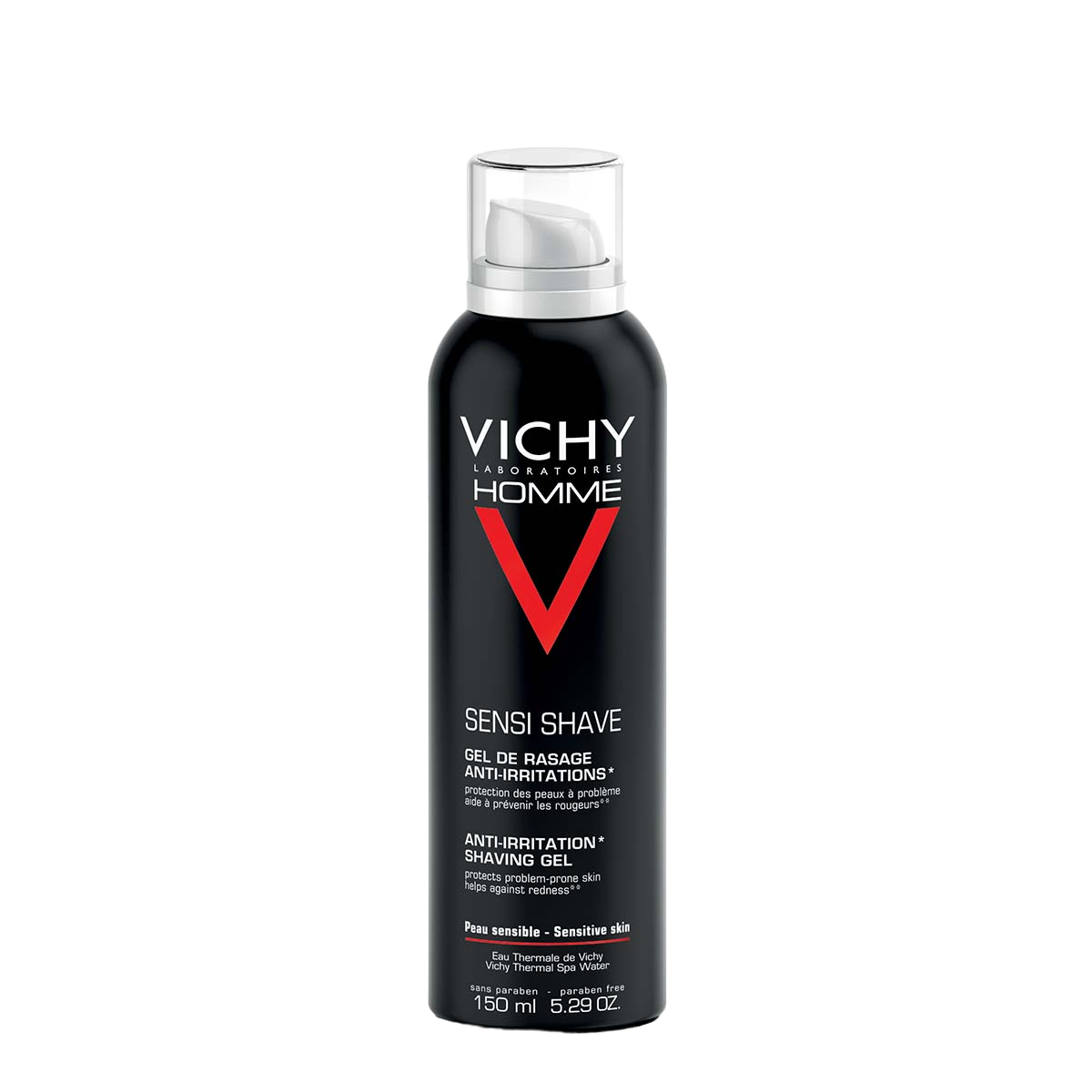 Гель-крем для гоління Vichy Homme, для чутливої шкіри, 150 мл (M6806708) - фото 2