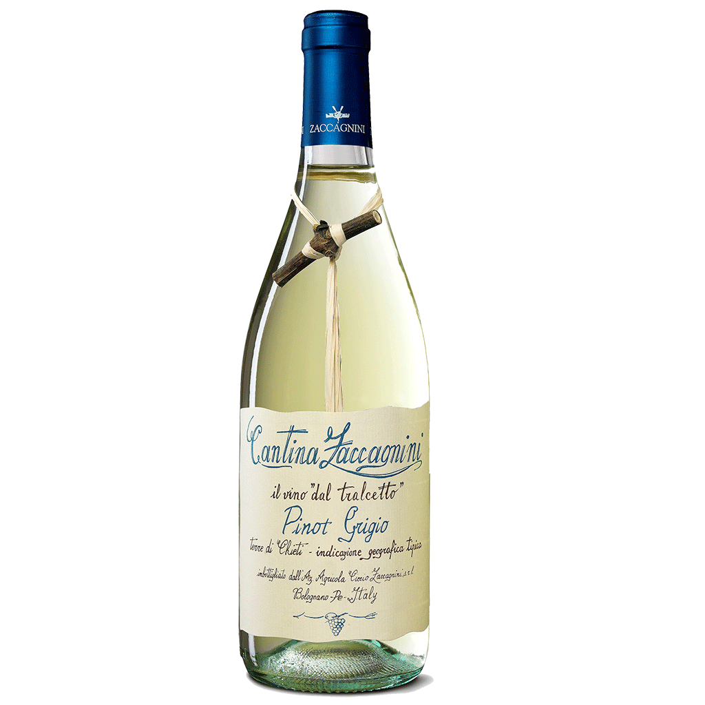 Вино Tralcetto Pino Grigio IGT, сухе, біле, 12,5%, 0,75 л (ALR13400) - фото 1