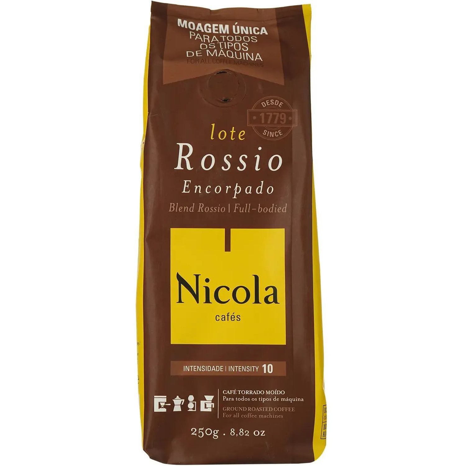 Кава мелена Nicola Rossio Encorpado 250 г (637692)