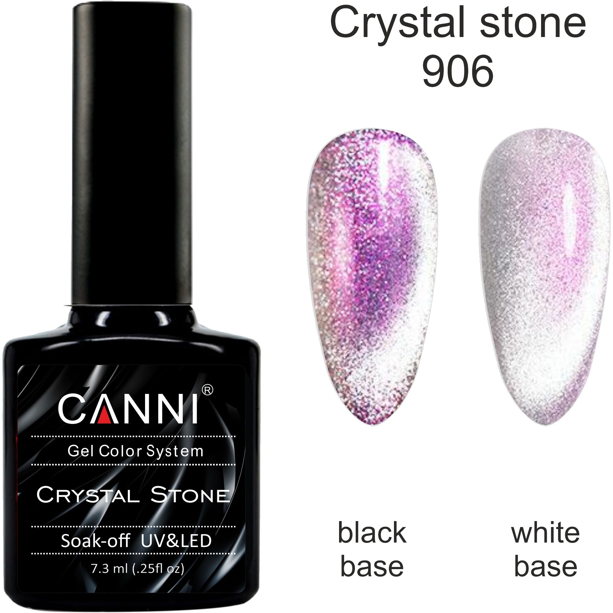 Гель-лак Canni Crystal Stone №906, 7.3 мл - фото 1