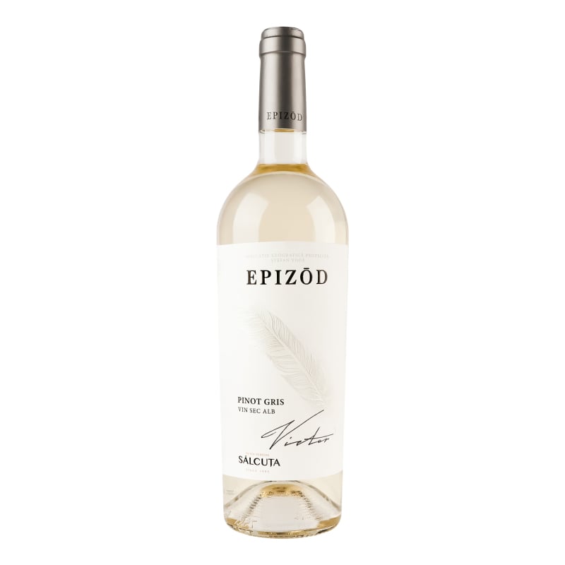 Вино Salcuta Epizod Pinot Gris, біле, сухе, 0,75 л - фото 1