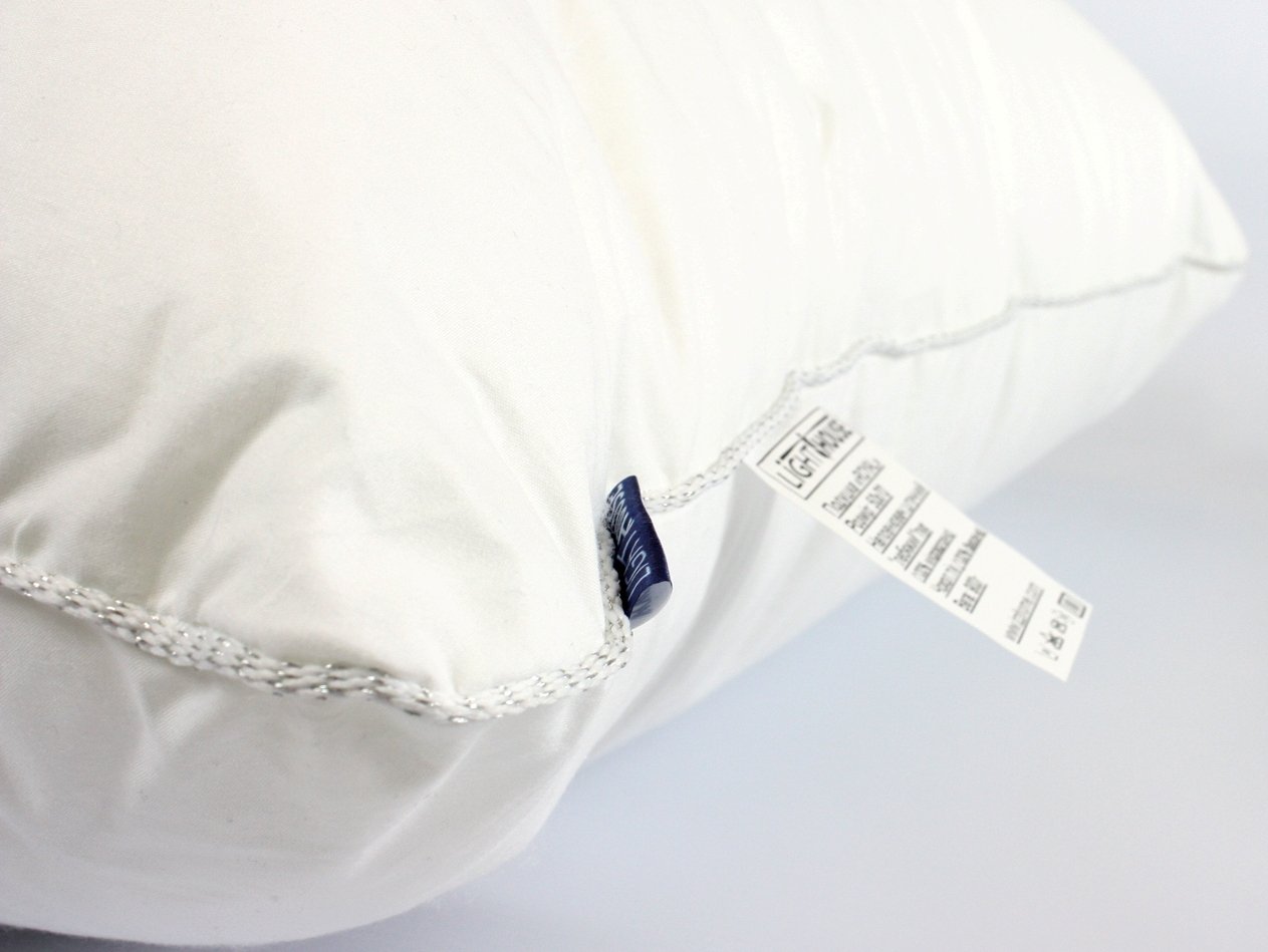 Подушка антиалергенна LightHouse Royal Лебединий пух, 70х50 см, біла (2200000032355) - фото 8