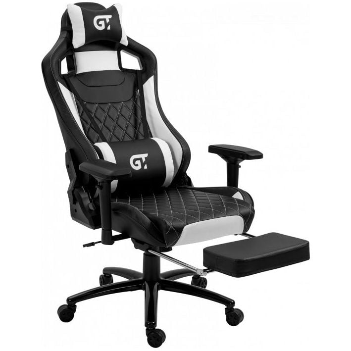Геймерское кресло GT Racer черное (X-5114 Black) - фото 5