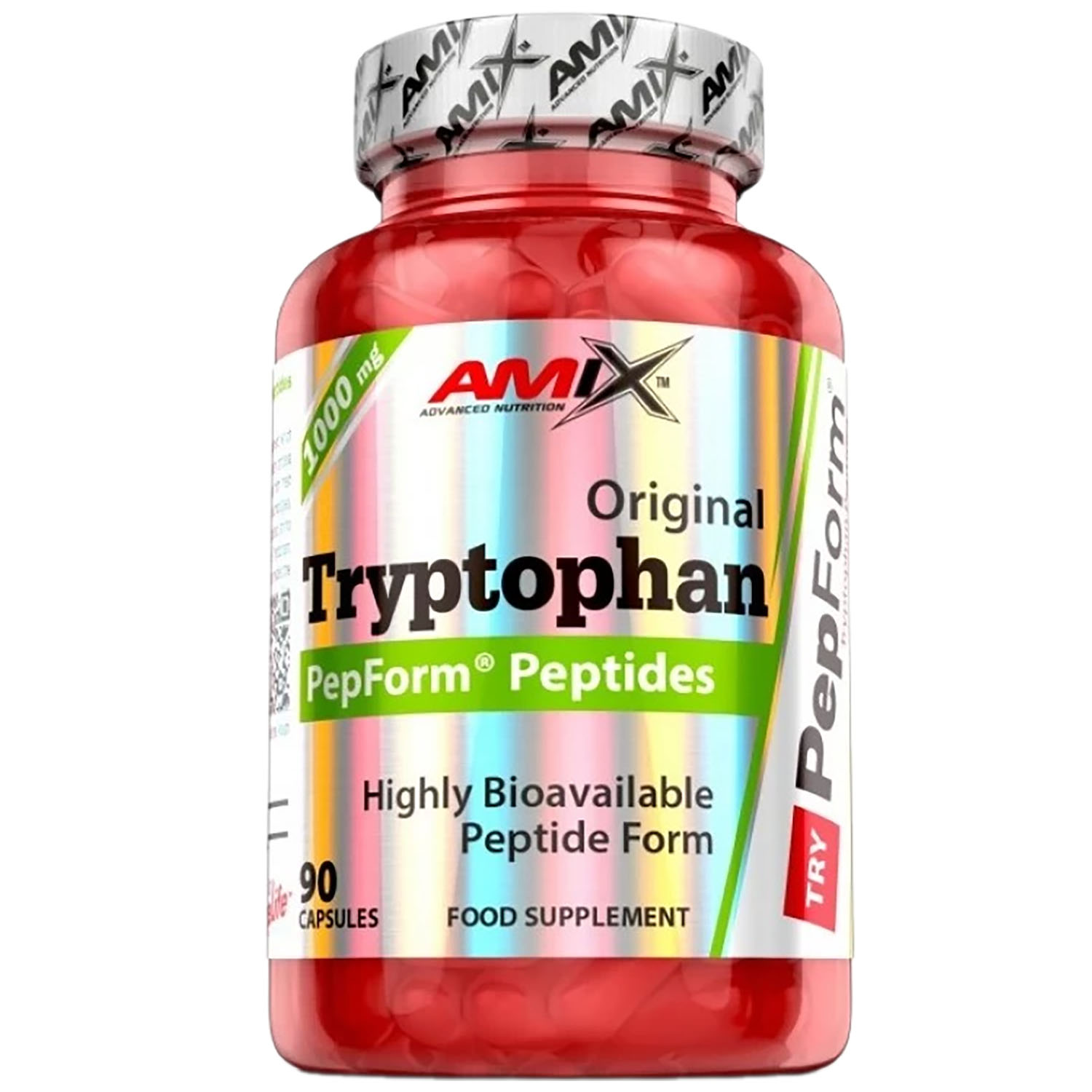Амінокислота Amix Tryptophan PepForm Peptides 500 мг 90 капсул - фото 1