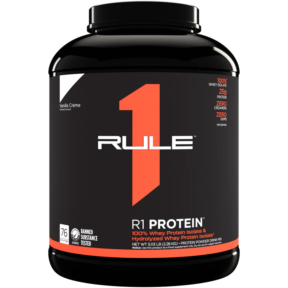 Протеин Rule 1 R1 Protein Ванильный крем 2280 г - фото 1