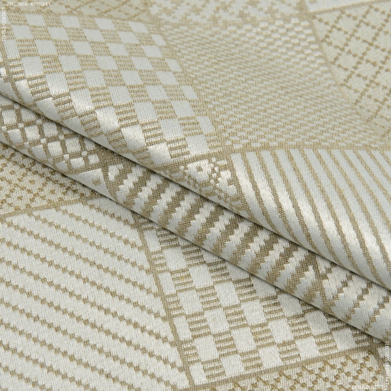 Скатерть MirSon Жаккард №301 Jacquard olive, 280x170 см - фото 4