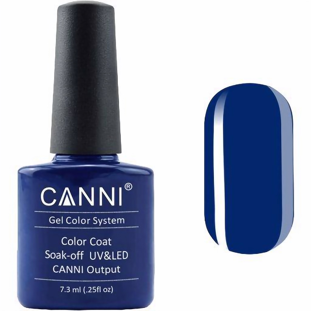Гель-лак Canni Color Coat Soak-off UV&LED 35 темно-синий 7.3 мл - фото 1