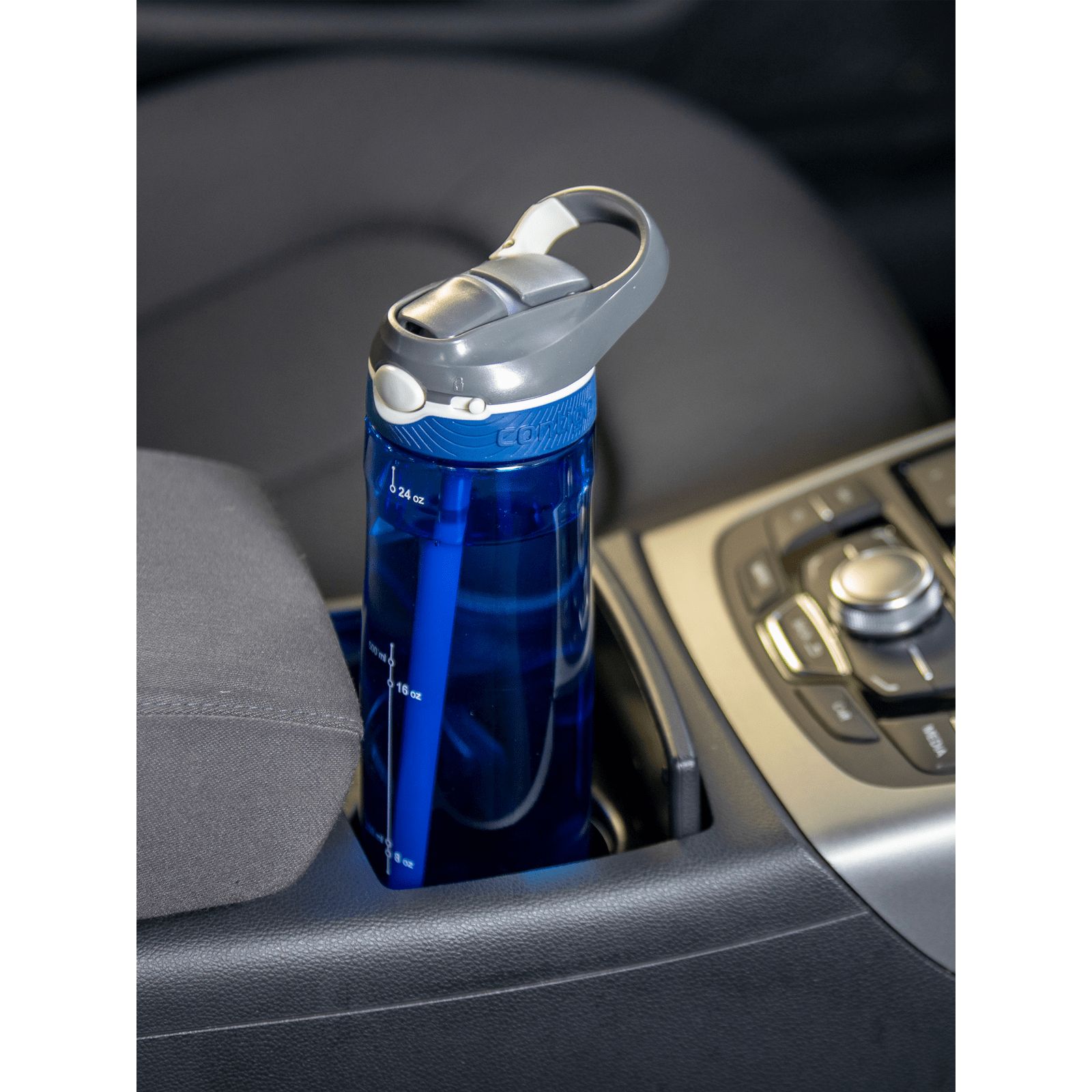 Бутылка для воды Contigo Ashland спортивная синяя 0.72 л (2191379) - фото 9