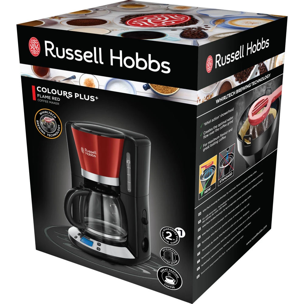 Кофеварка капельная Russell Hobbs Colours Plus+ Red (24031-56) - фото 6