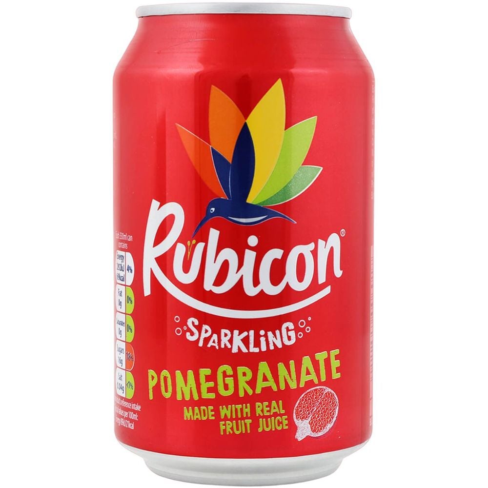 Напій Rubicon Sparkling Pomegranate безалкогольний 330 мл (826253) - фото 1