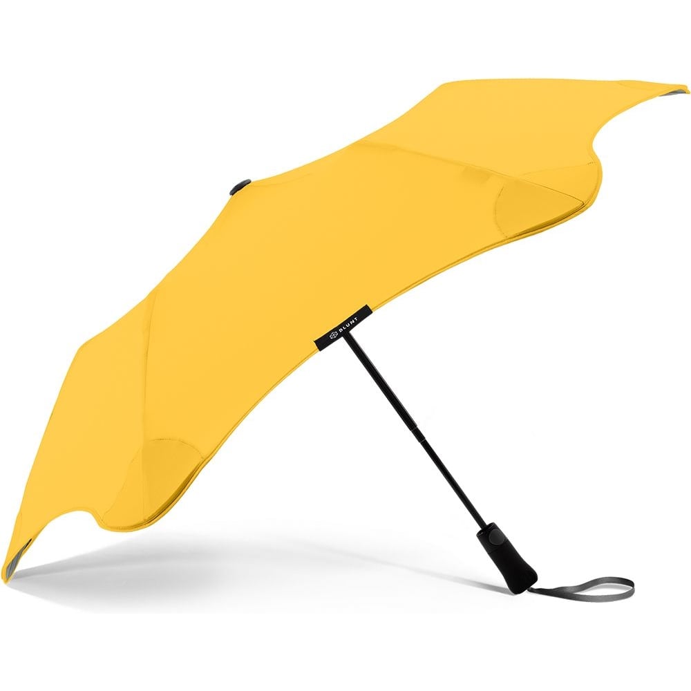 Женский складной зонтик полуавтомат Blunt 100 см желтый - фото 1