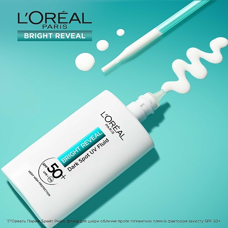 Флюїд для шкіри обличчя L`Oreal Paris Bright Reveal проти пігментних плям SPF 50+ 50 мл - фото 8