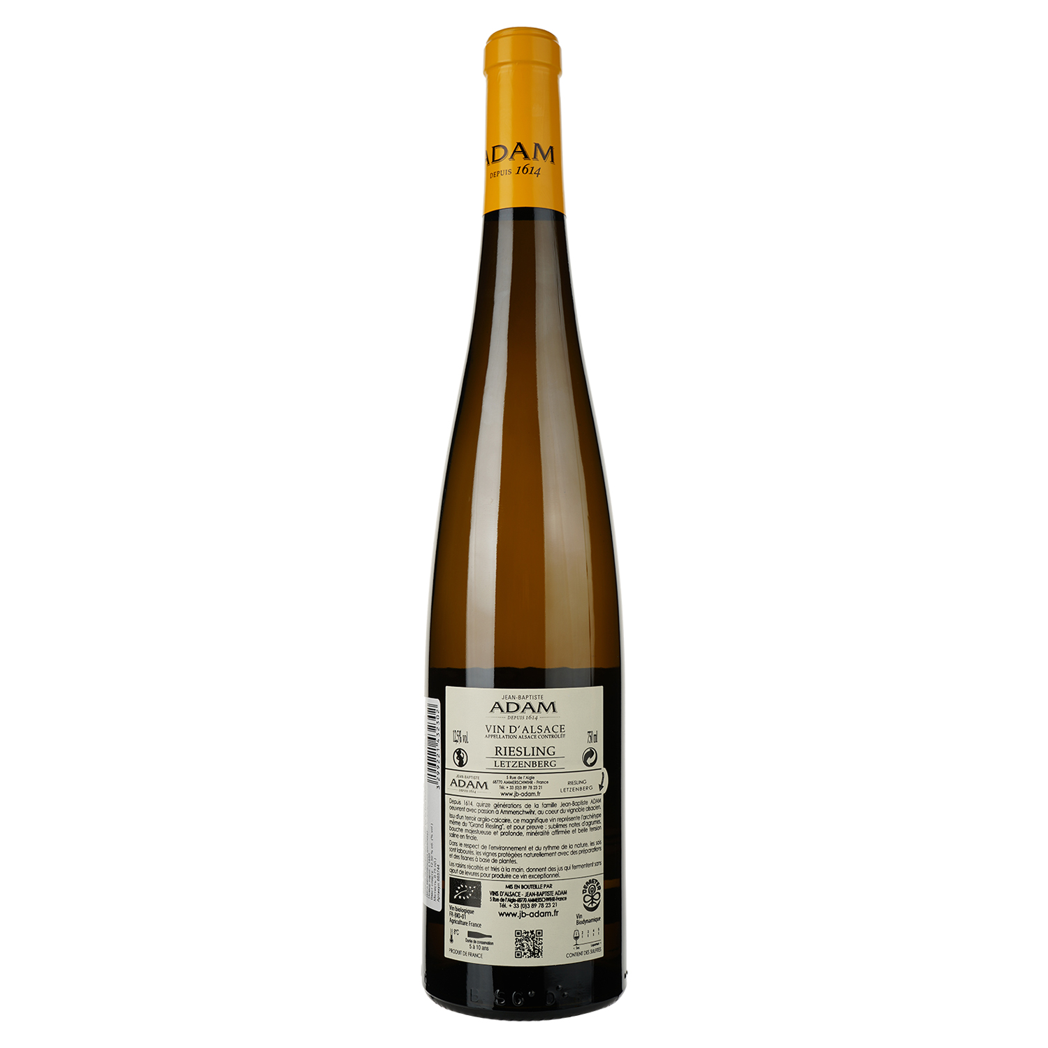 Вино Jean-Baptiste Adam Le Riesling Letzenberg 2018 біле сухе 0.75 л - фото 2