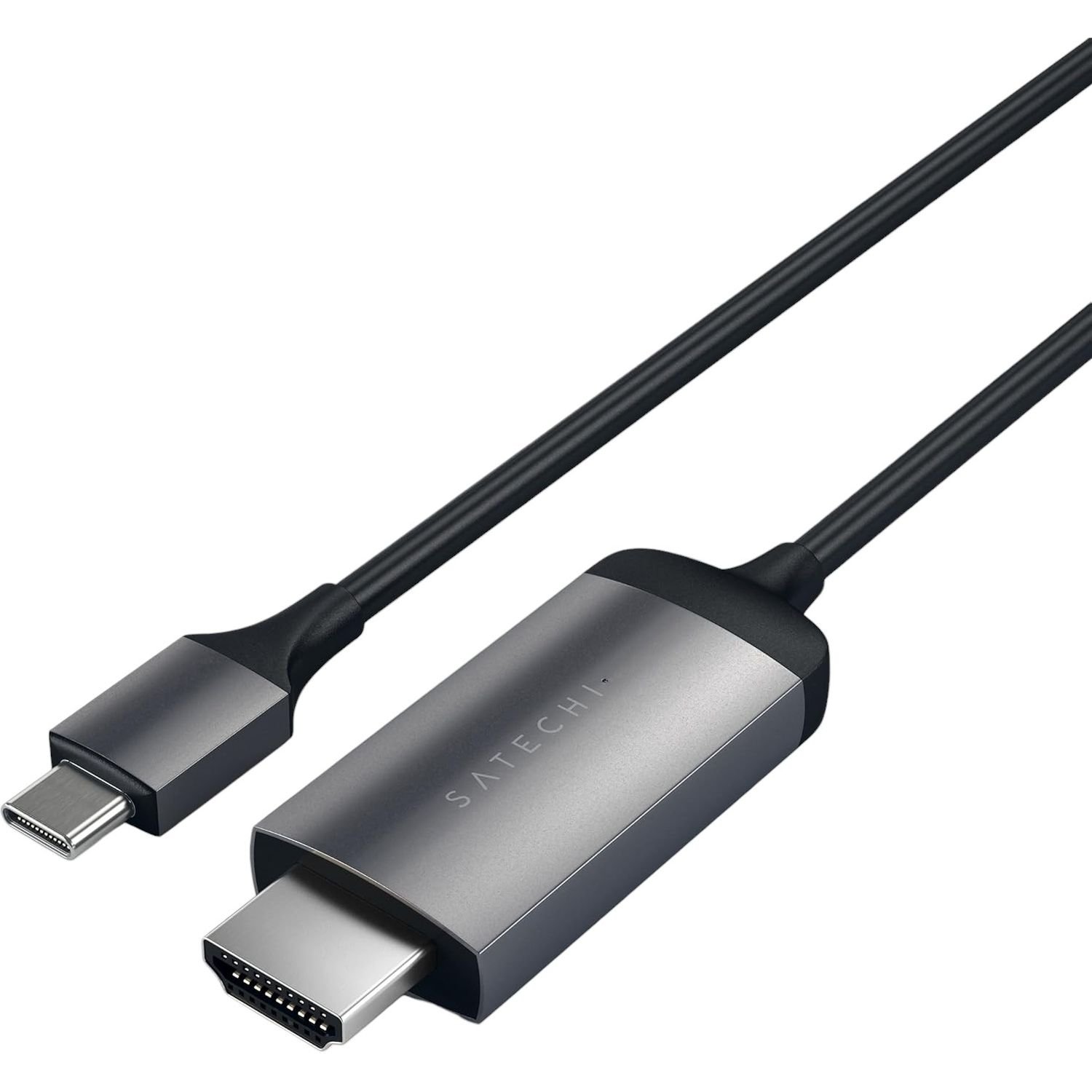 Кабель USB-C to 4K HDMI Satechi Cable Space Gray 1.8 м - фото 6