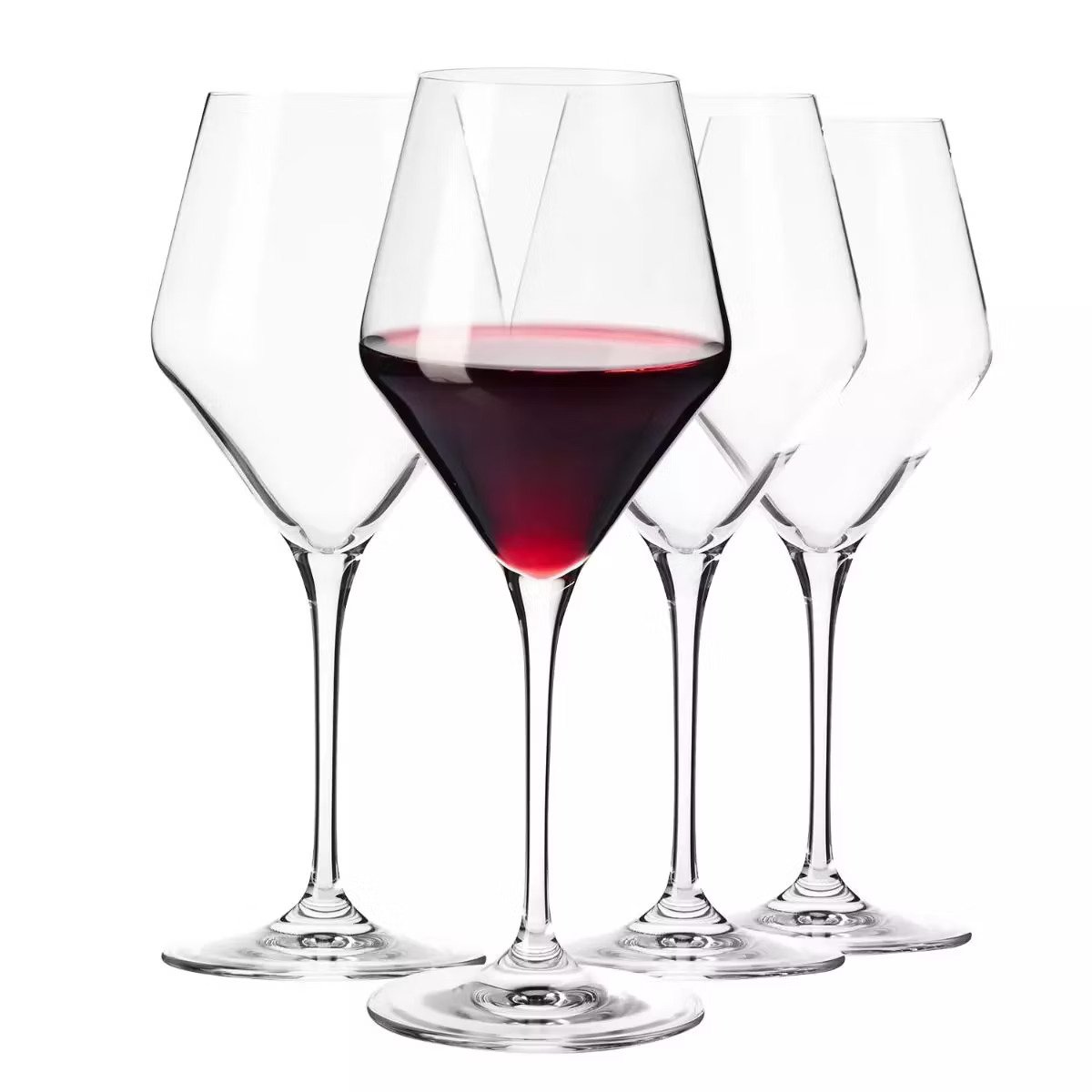 Набор бокалов для вина Krosno Perla Ray, стекло, 375 мл, 4 шт. (913506) - фото 1