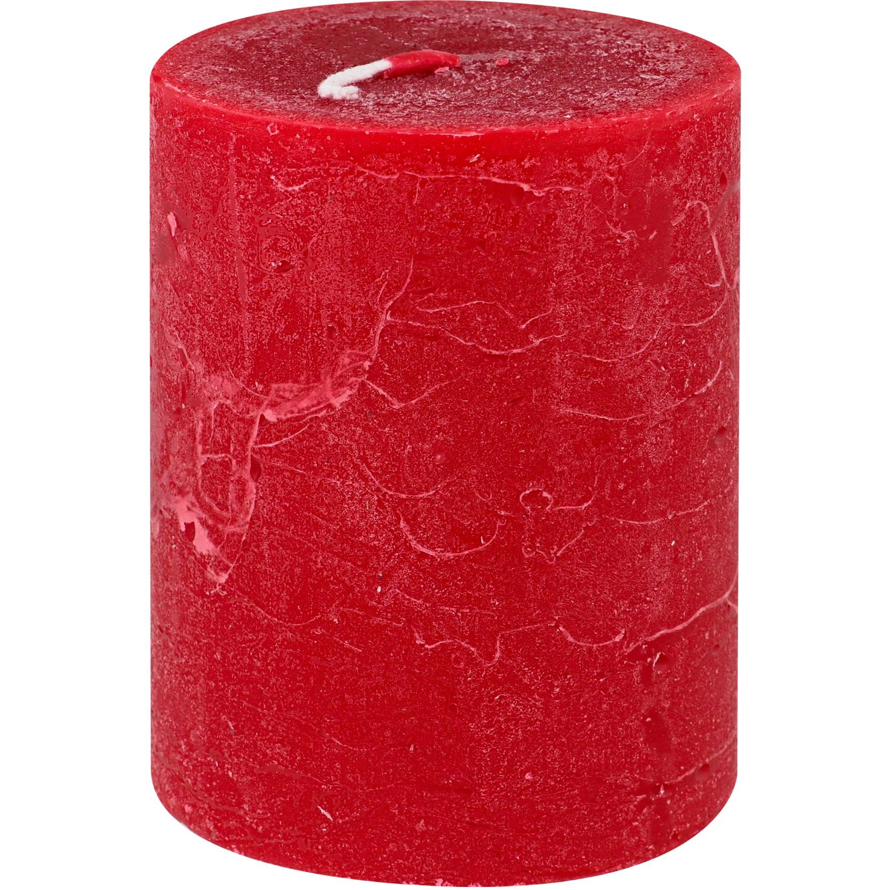 Свічка Pragnis Рустик, 7х9 см, червона (C79-125) - фото 1