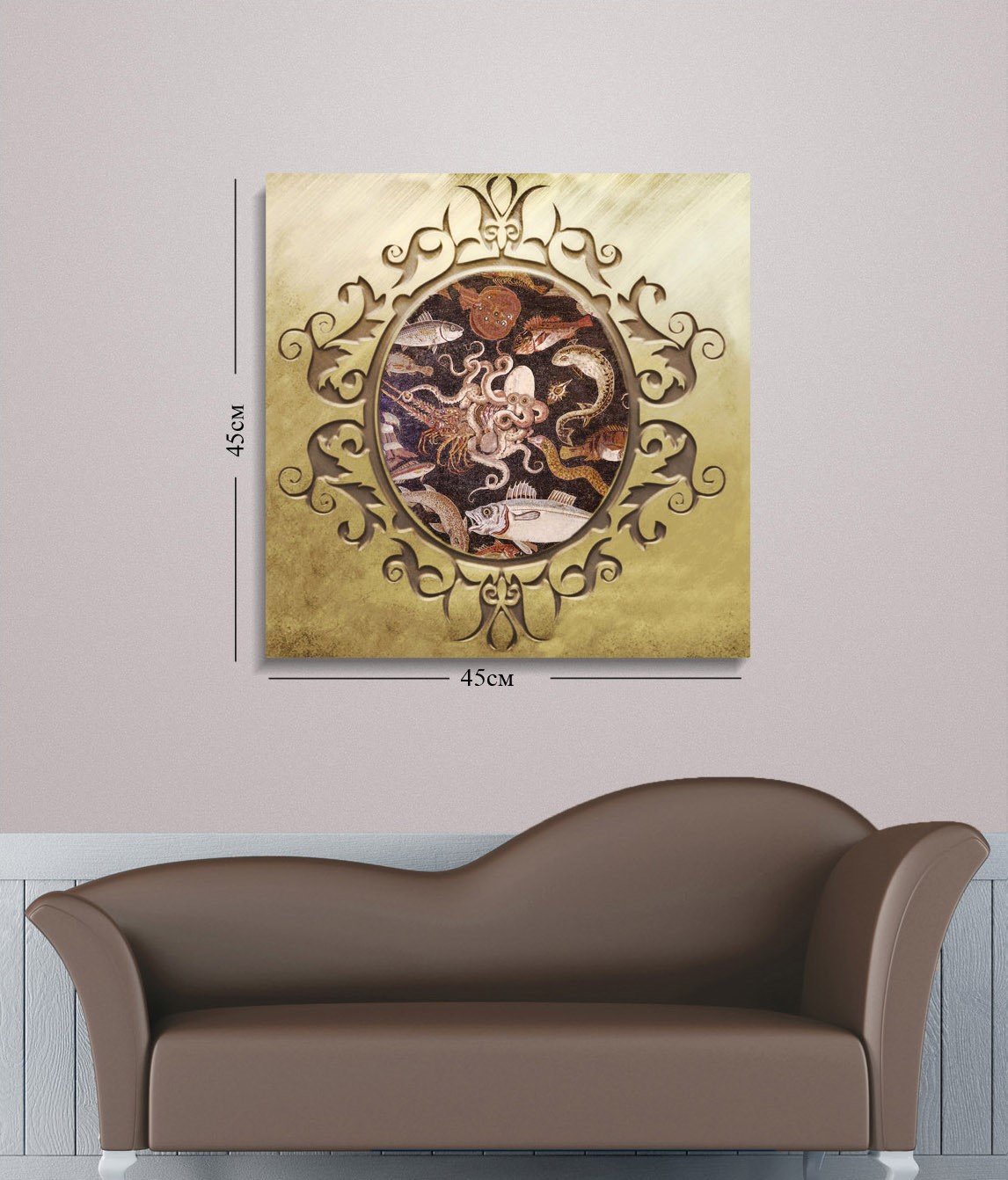 Картина на холсте Art-Life, 45х45 см, разноцвет (2C-19-45х45) - фото 1