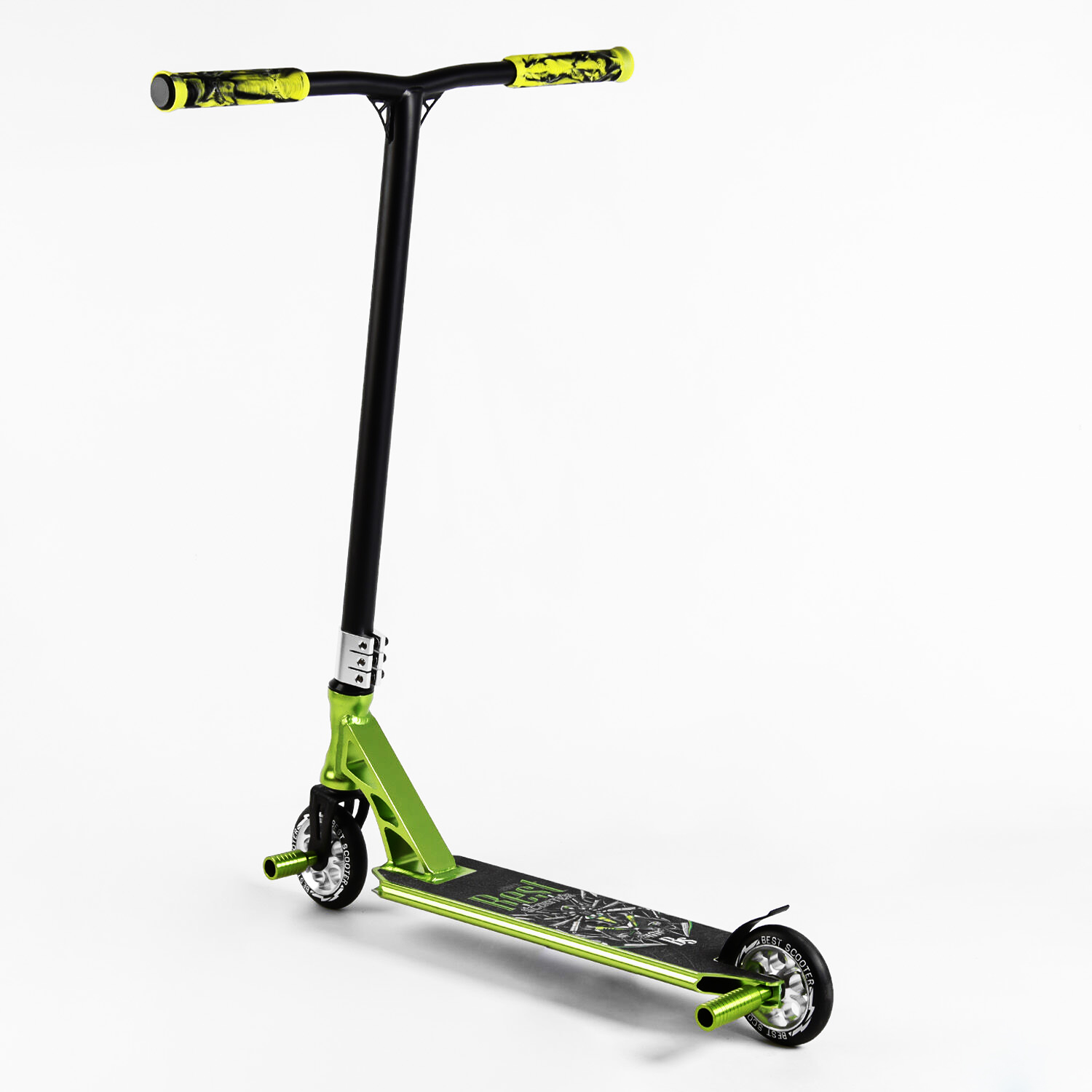 Самокат трюковий Best Scooter 60х85 см Зелений 000231658 - фото 4