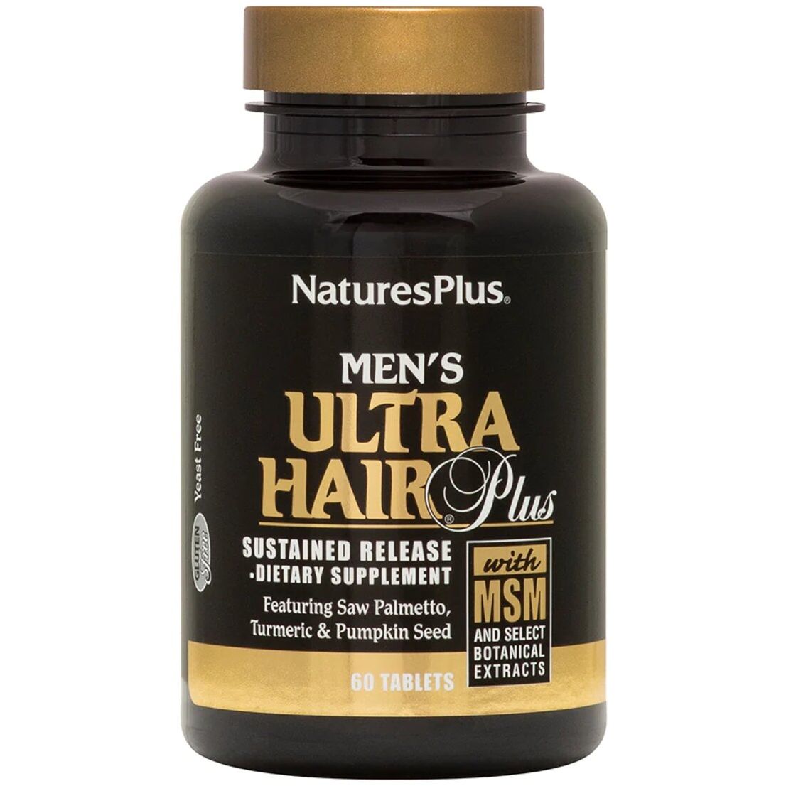 Комплекс для чоловіків Nature's Plus Ultra Hair для росту та оздоровлення волосся 60 таблеток (NTP4832) - фото 1