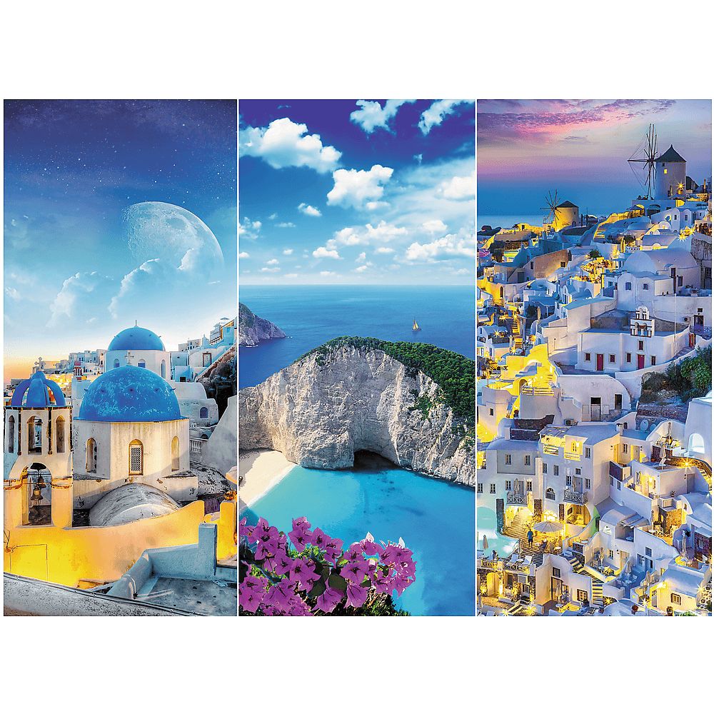 Пазли Trefl Грецькі канікули-колаж 3000 елементів - фото 3
