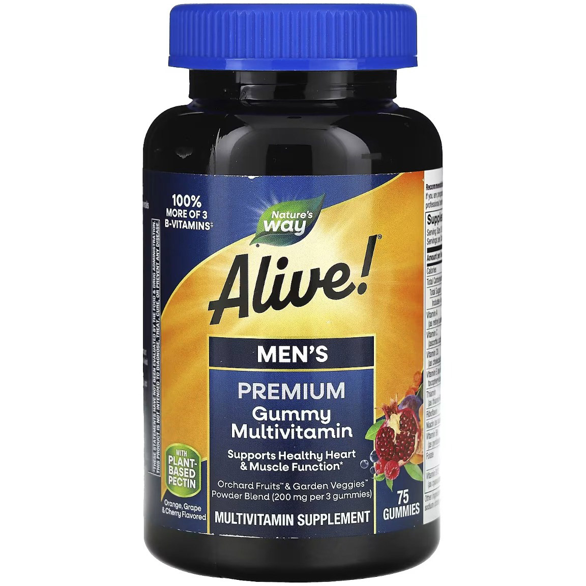 Вітамінно-мінеральний комплекс для чоловіків Nature's Way Men's Premium Gummy Multivitamin 75 жувальних цукерок - фото 1