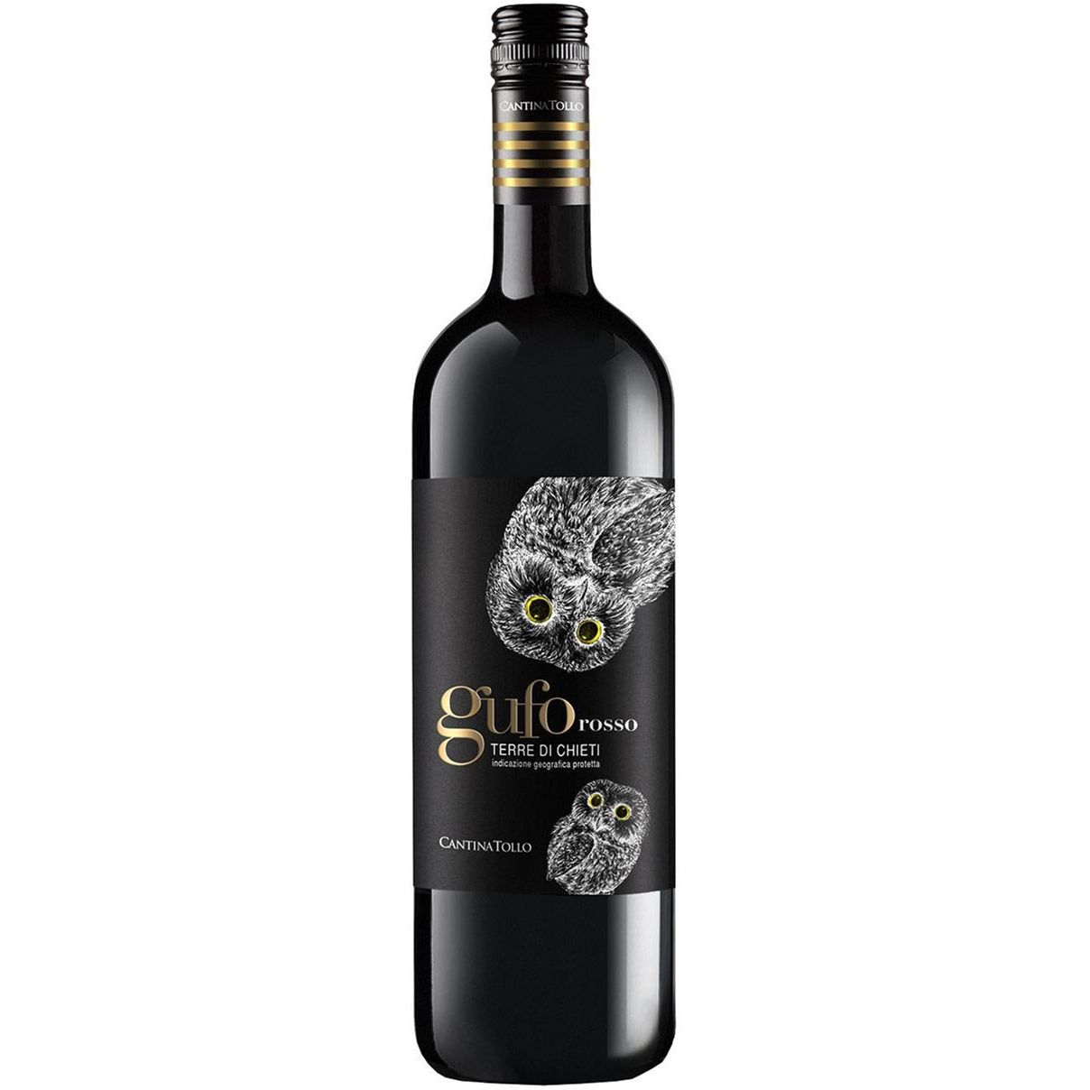 Вино Gufo Terre Di Chieti Sangiovese Merlot, красное, сухое, 0,75 л - фото 1