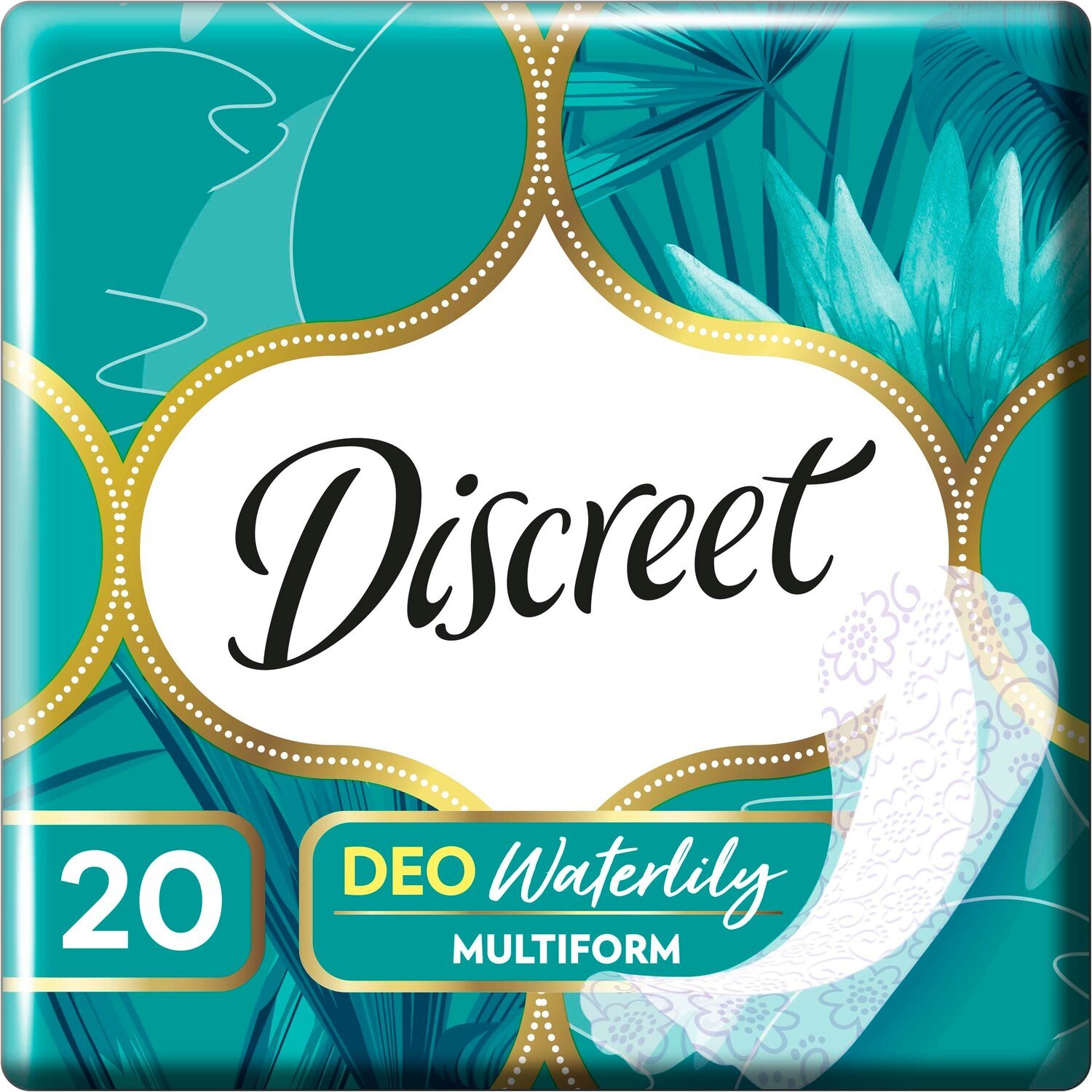 Ежедневные прокладки Discreet Deo Waterlily Multiform 20 шт. - фото 1
