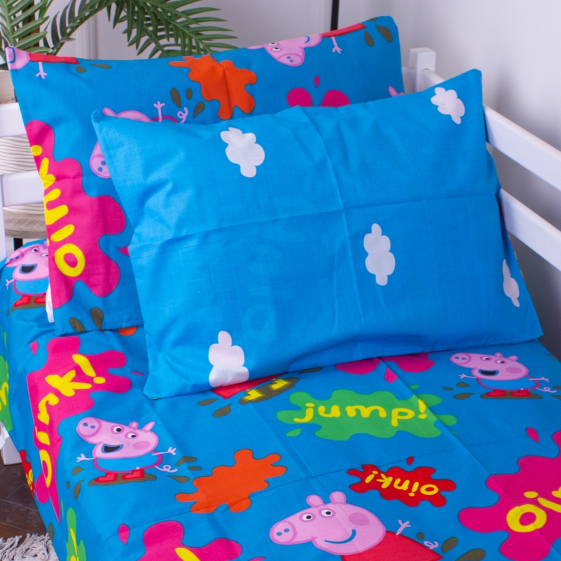 Комплект постельного белья MirSon Kids Time 17-0507 Peppa, детский - фото 7