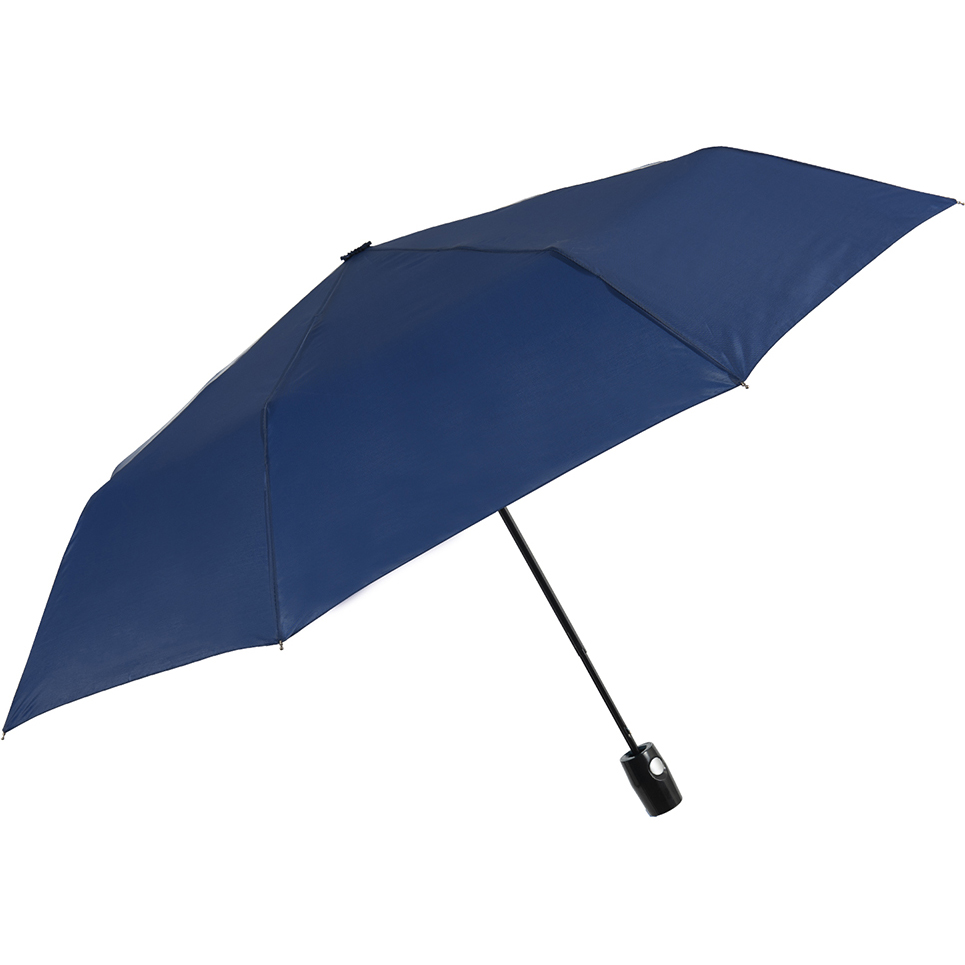 Зонтик Perletti Ombrelli складной автоматический темно-синий (96007-02) - фото 1